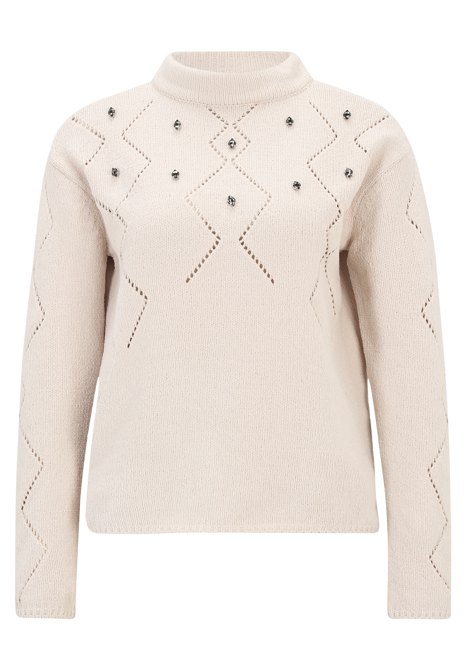 Betty Barclay Strickpullover »Betty Barclay Strickpullover mit Schmucksteinen«, (1 tlg.), Material