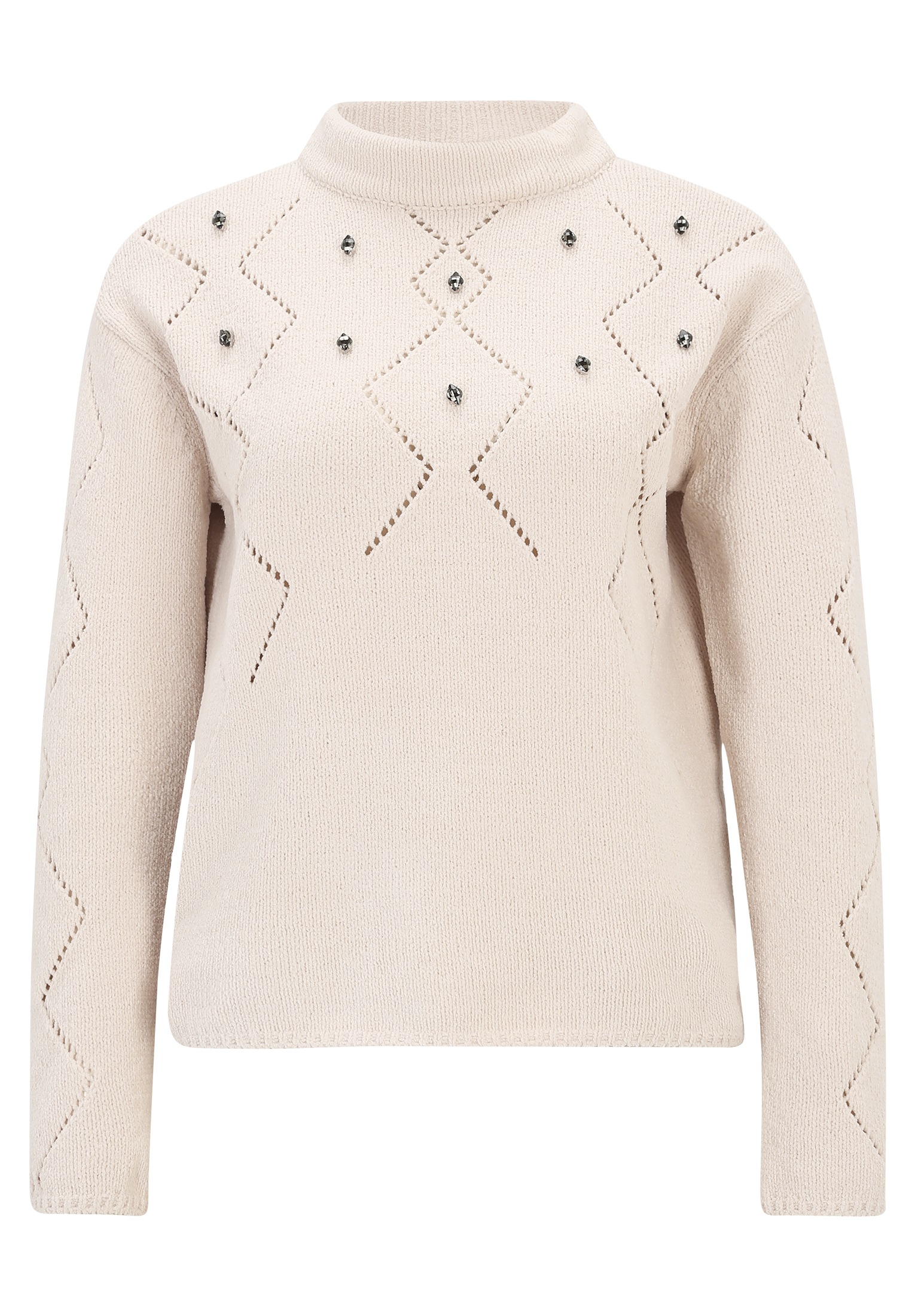 Betty Barclay Strickpullover "Damen Strickpullover mit Schmucksteinen" 1 St günstig online kaufen