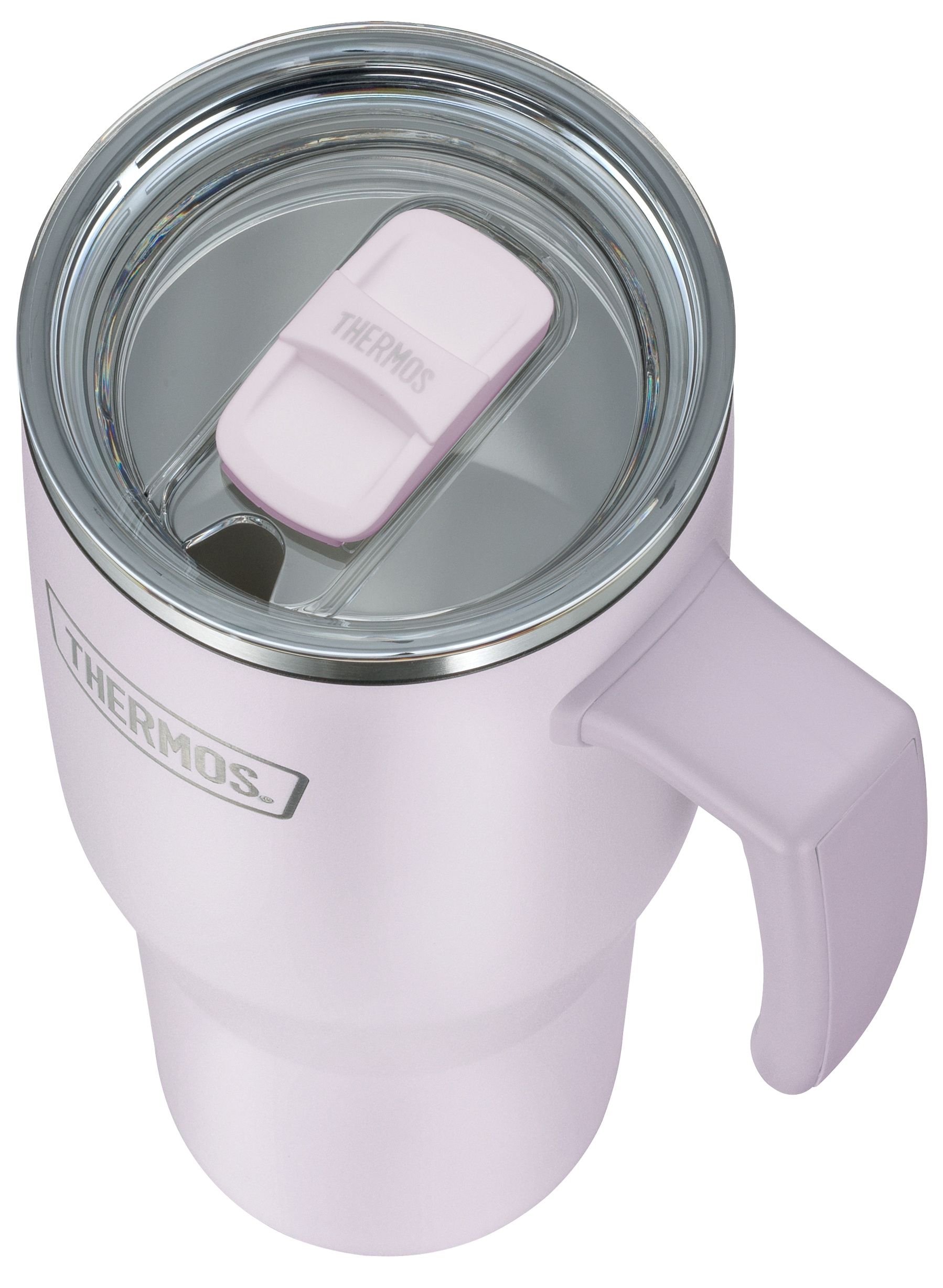 THERMOS Thermobecher »REFRESHING SERIES ISOLIERTRINKBECHER mit Strohhalm«, (1 tlg.), 1,10l, 6h heiß & 6h kalt, mit Griff
