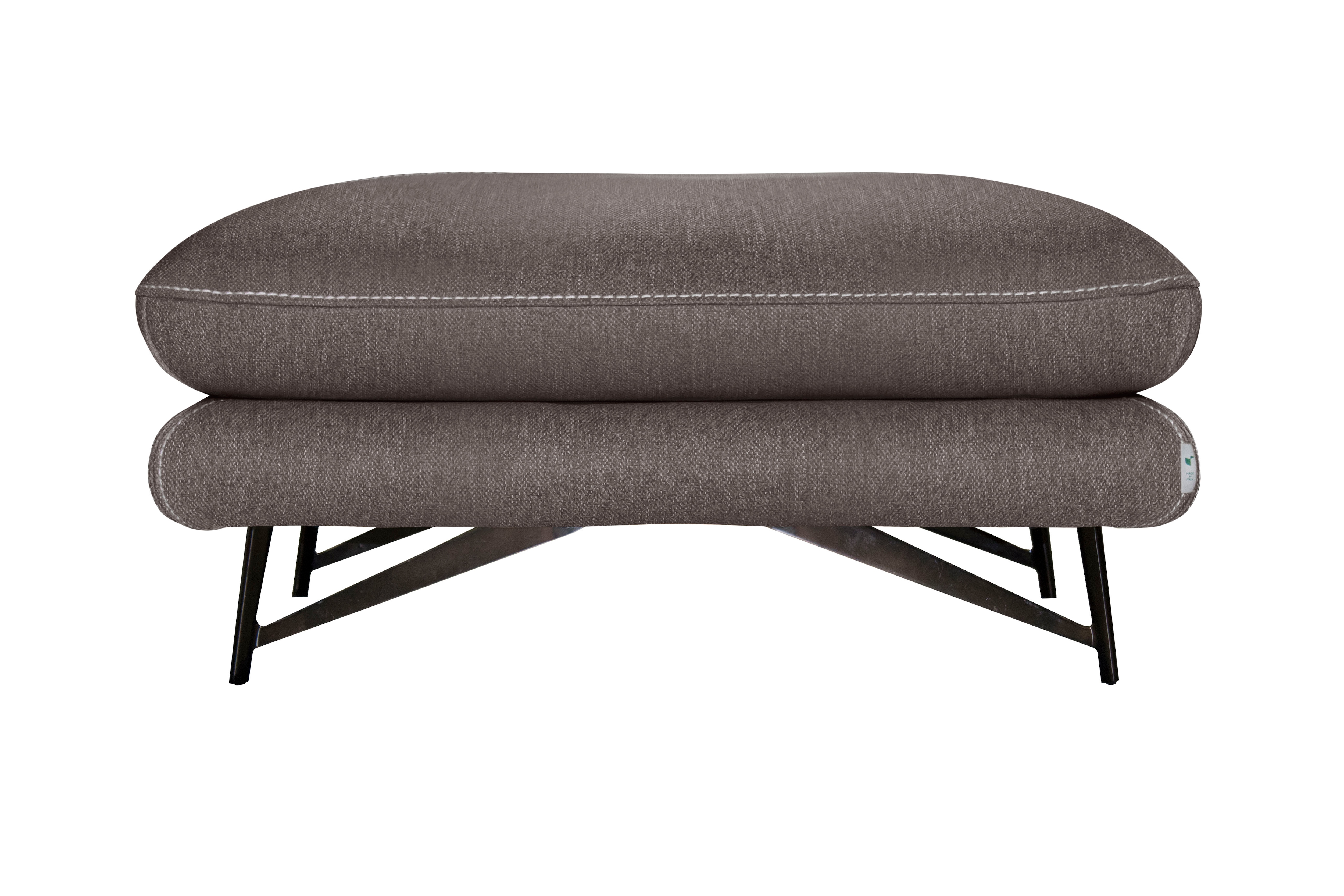 CALIA ITALIA Hocker "Cezanne bequem und elegant, B/T 90/70cm, hochwertiger Designfuß"