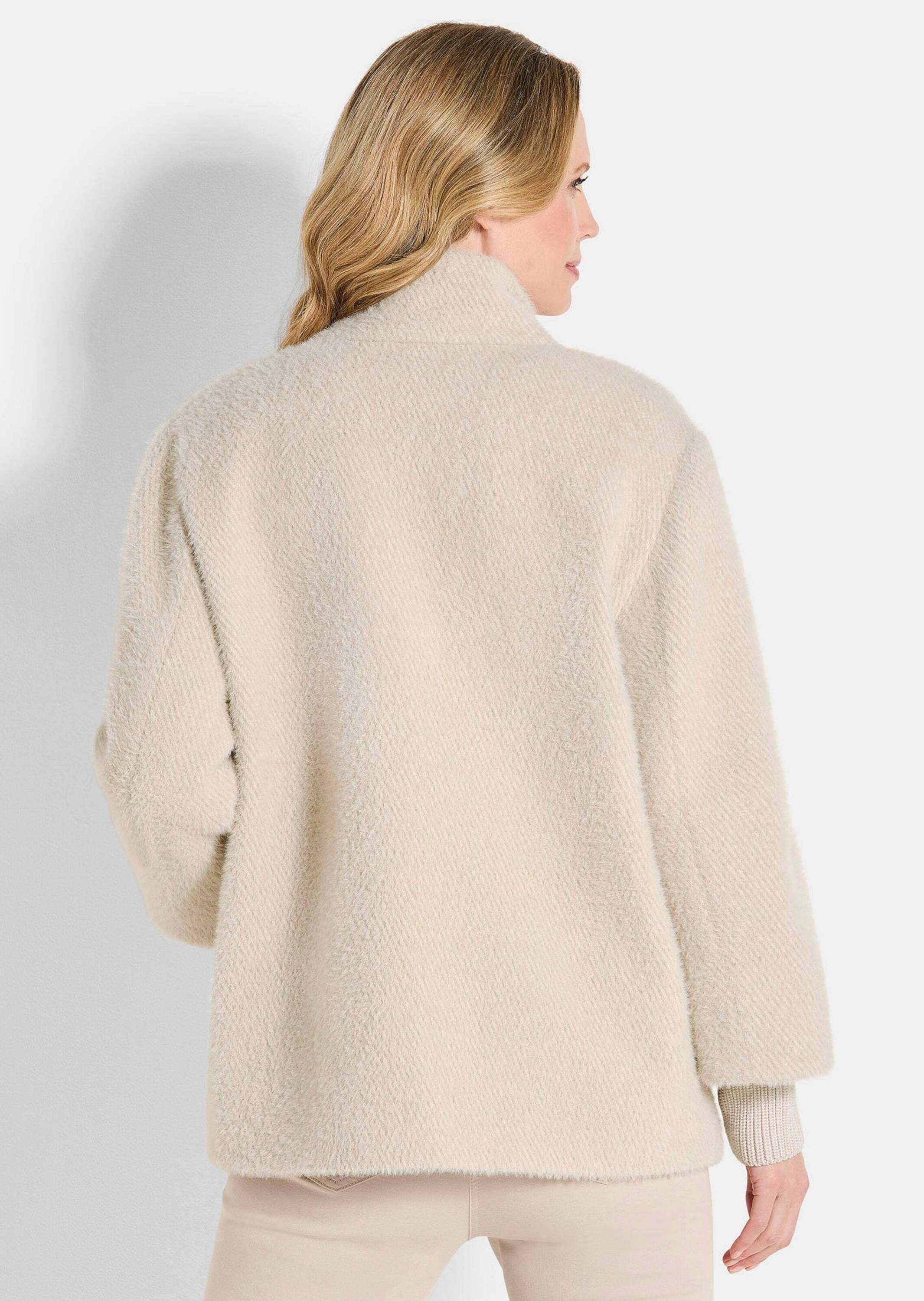 GOLDNER Kurzjacke »Kurzgröße Modische Jacke mit Strickbündchen«