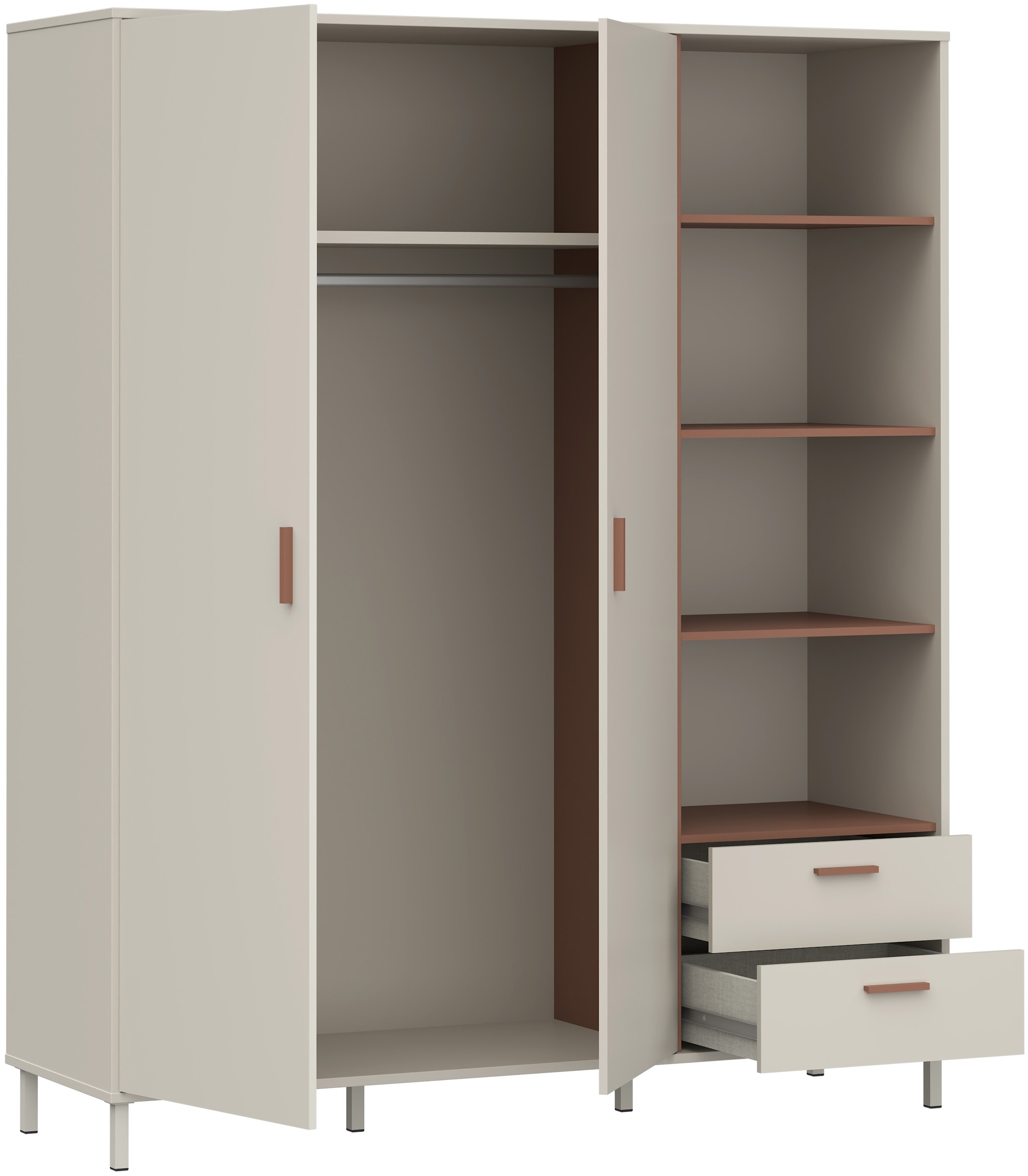 FORTE Drehtürenschrank »Milles«