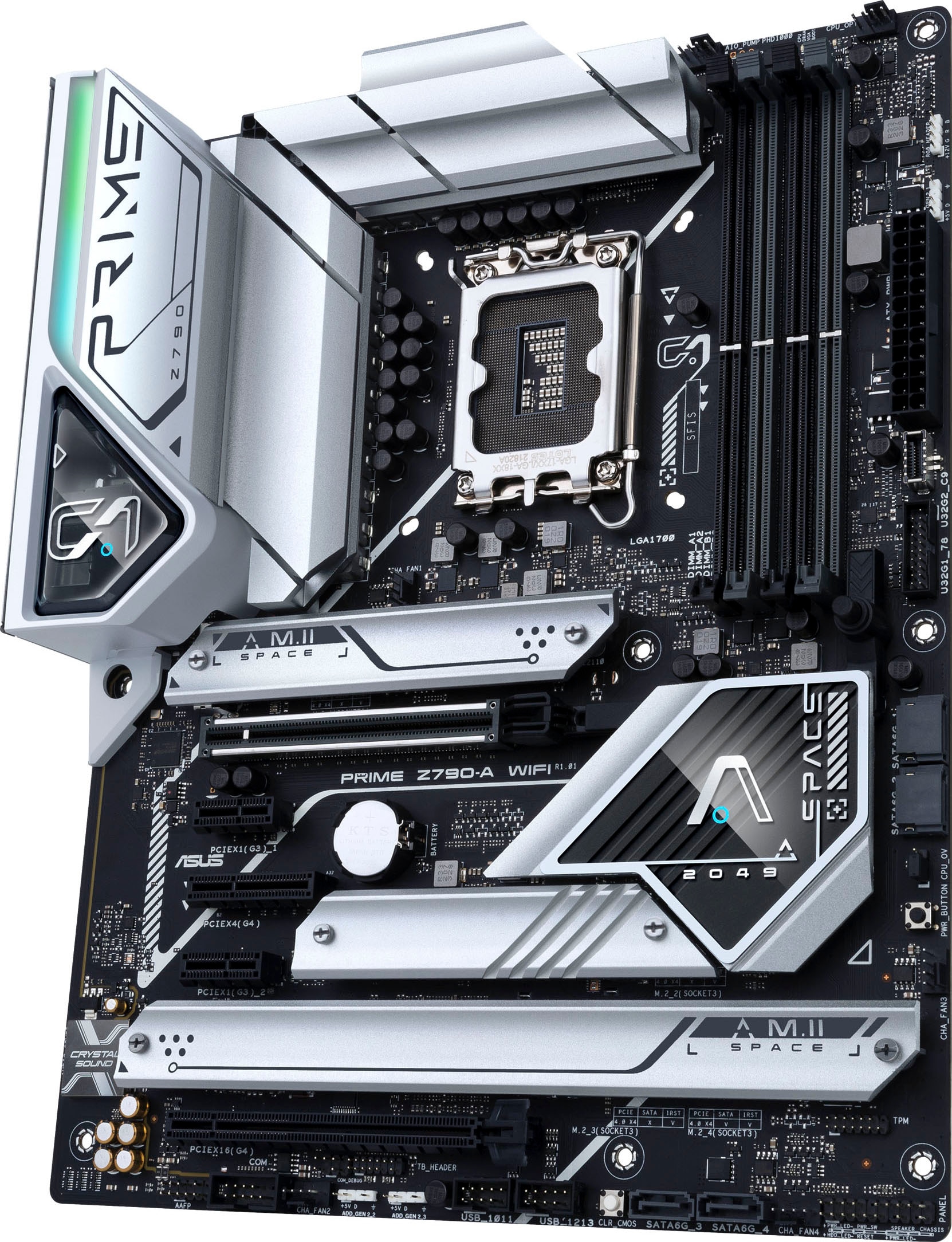 Asus Mainboard »PRIME Z790-A WIFI«, PCIe 5.0, DDR5 Speicher, 4x M.2, WiFI 6E, HDMI, DisplayPort