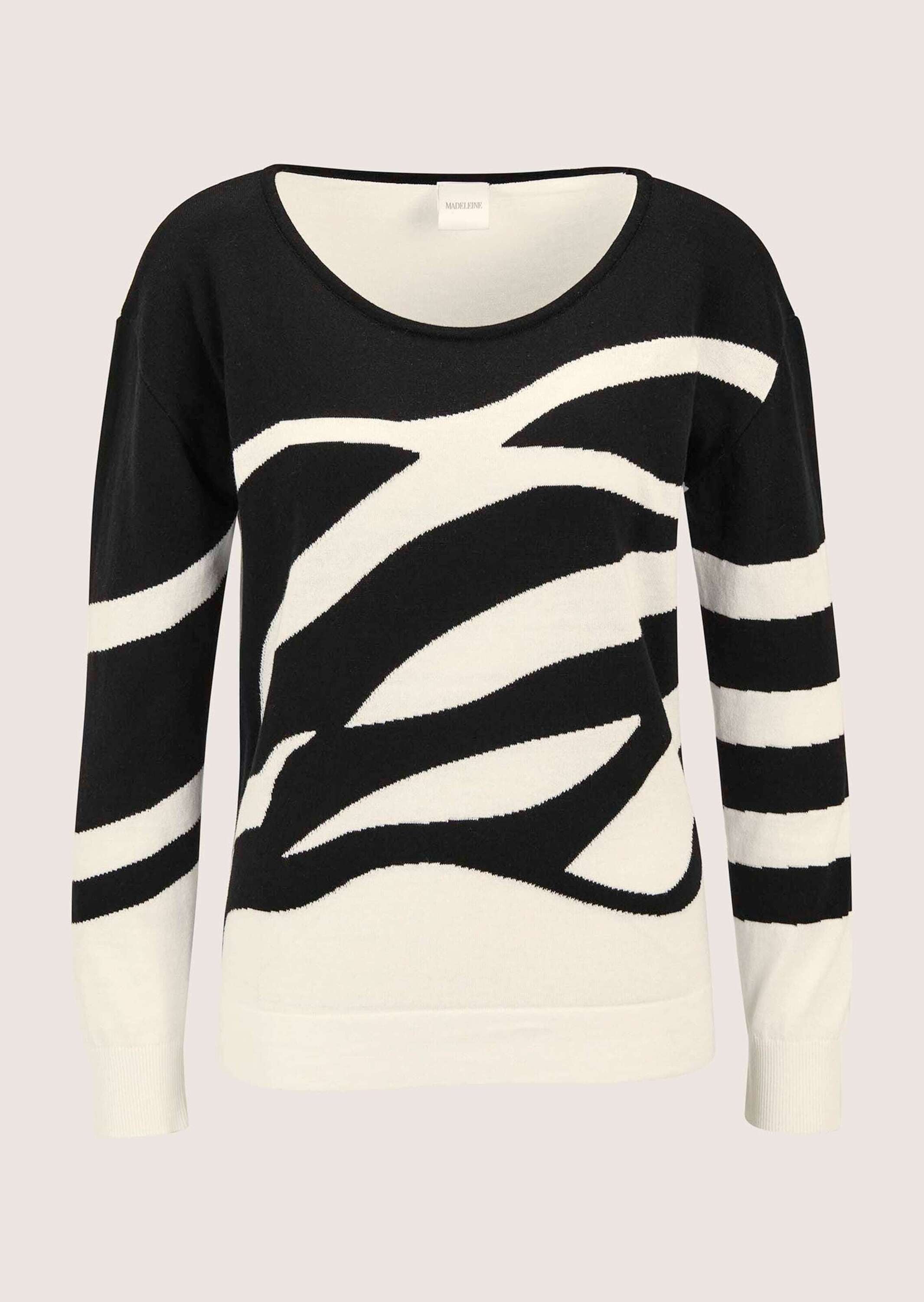 MADELEINE Longpullover "Pullover Pullover mit Intarsien-Muster" günstig online kaufen