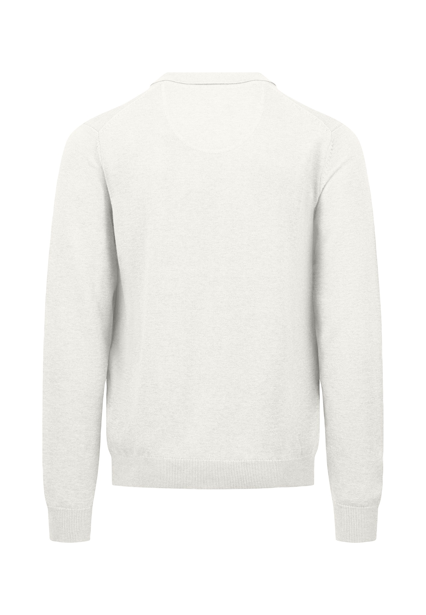 FYNCH-HATTON Strickpullover aus Baumwolle, mit Polokragen und kurzer Knopfl günstig online kaufen