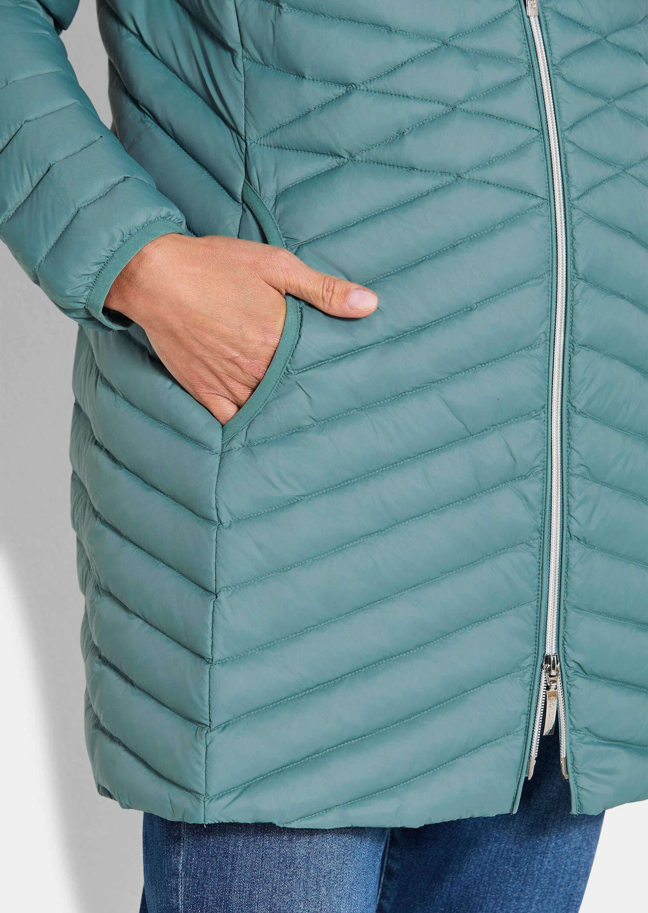 GOLDNER Winterjacke »Kurzgröße Daunenmantel mit femininer Steppung«