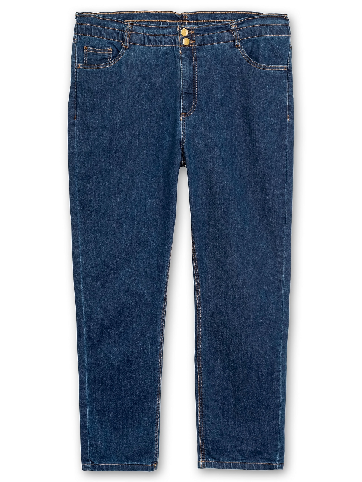 Sheego Gerade BAUR Jeans »Große extrahohen Paperbag-Schnitt im bestellen Größen«, | für