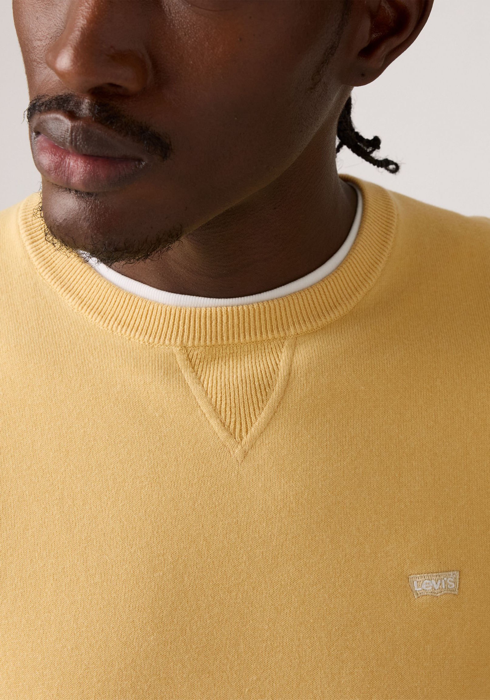 Levi's Lightweight HM Sweater Rundhalspullover Stroh XL 3