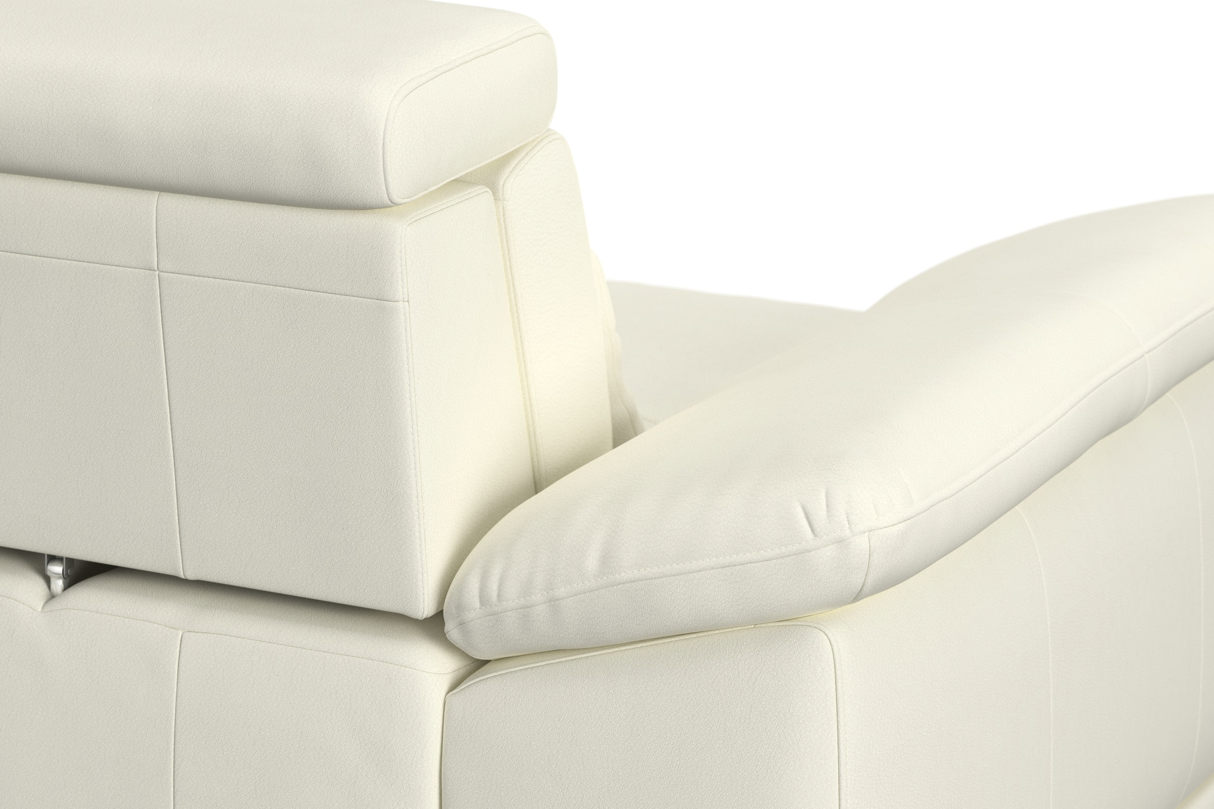 sit&more Ecksofa »Cabrio L-Form«, mit Sitztiefenverstellung und Federkern, 3 Nierenkissen