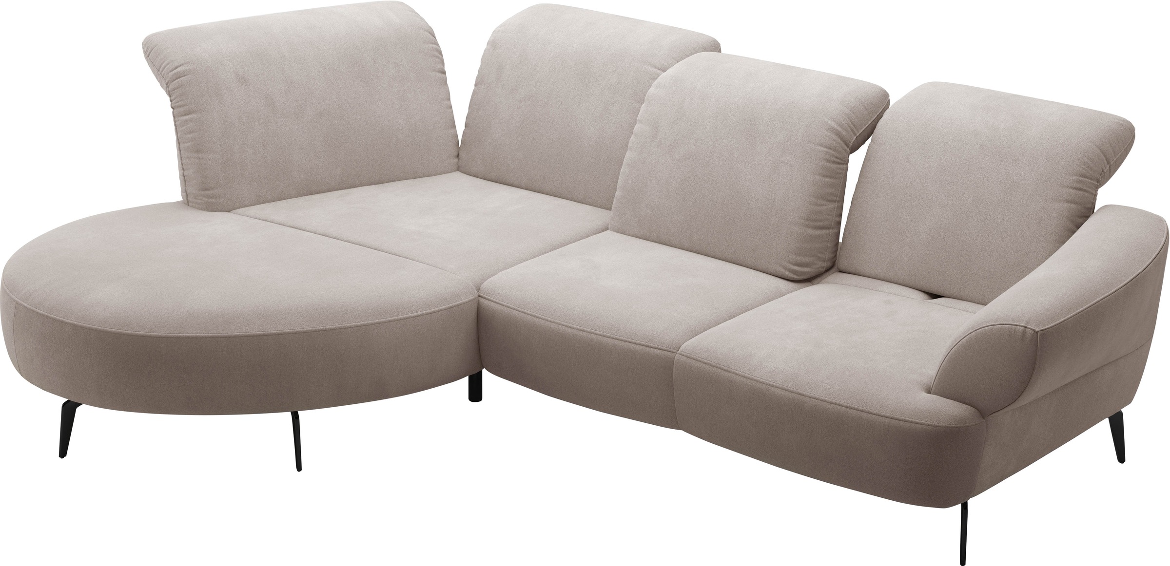 sit&more Ecksofa »Dance«, inkl.System Click&Seat und Sitztiefenverstellung