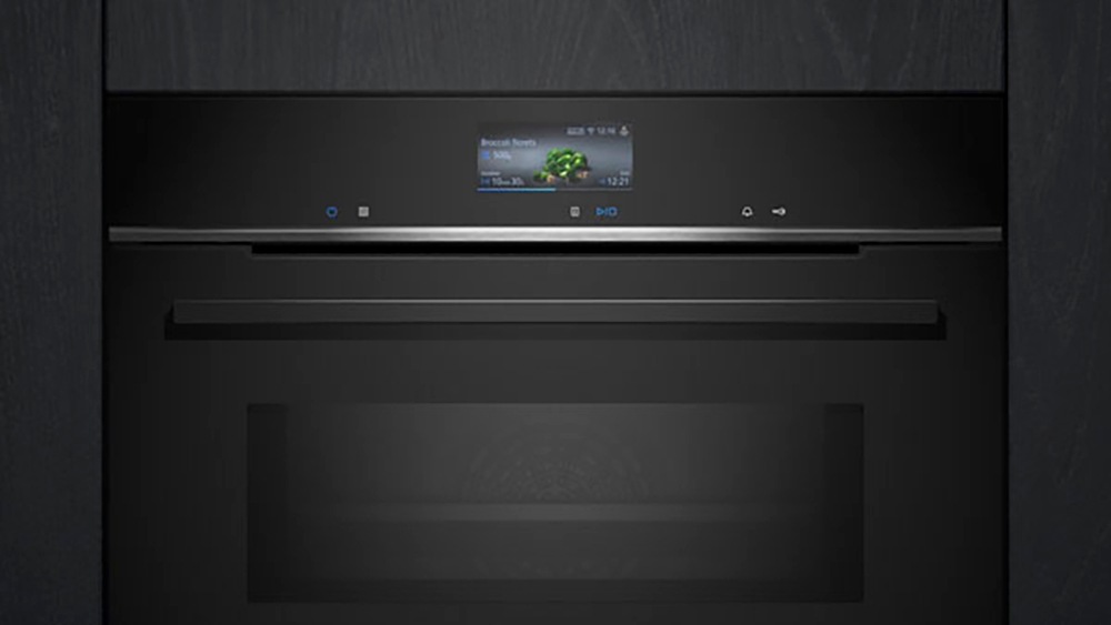 SIEMENS Backofen mit Mikrowelle iQ700 "HM736GAB1" mit 1-fach-Teleskopauszug günstig online kaufen