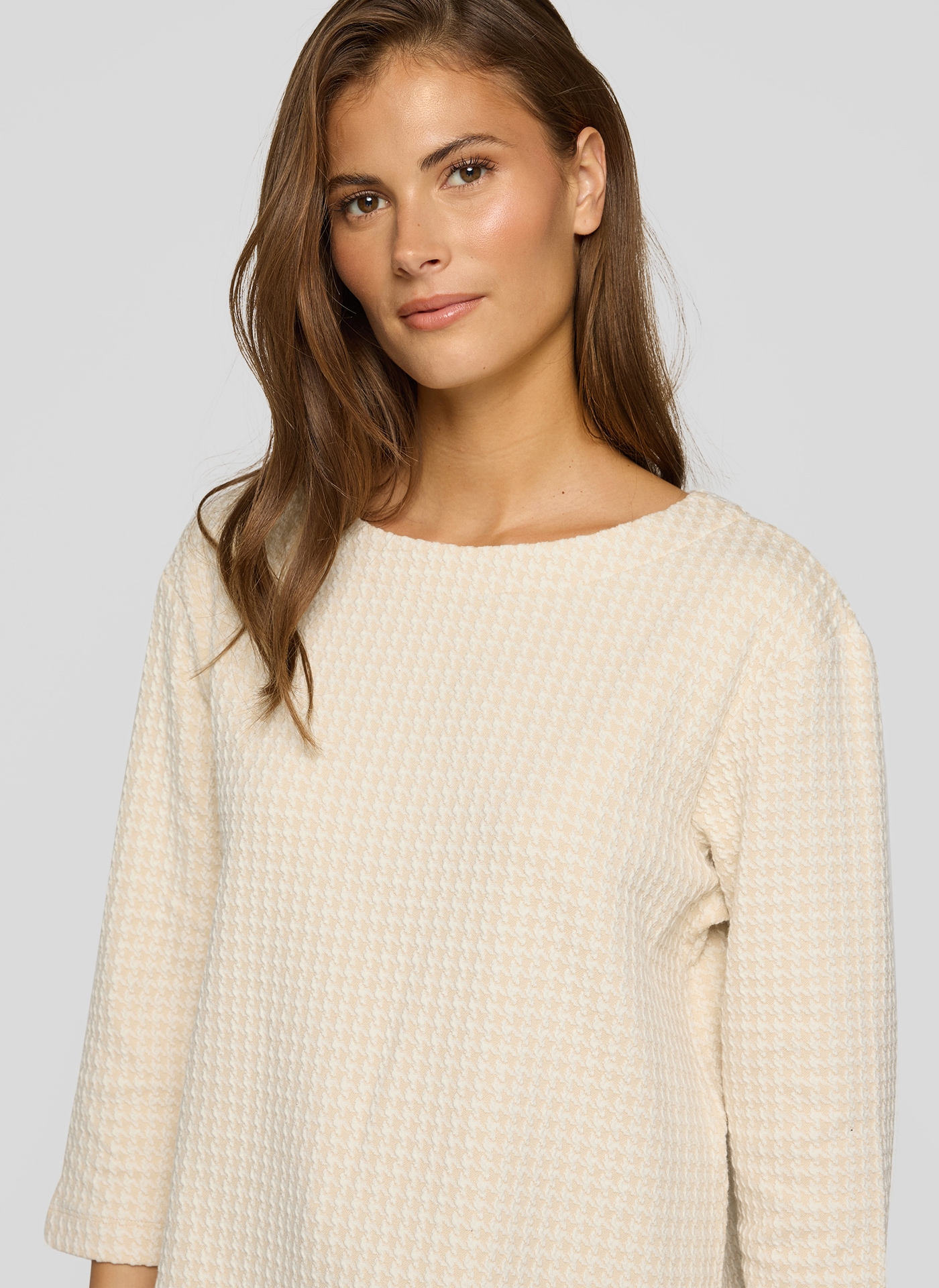 Rabe 3/4-Arm-Shirt mit grafischem Muster