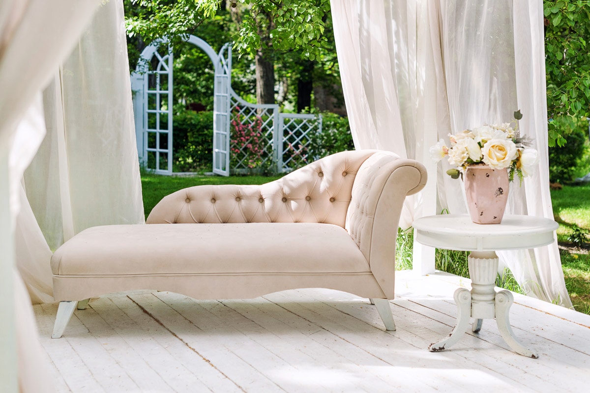 Papermoon Fototapete "GAZEBO-SOMMER GARTEN BLUMEN FANTASIE ABSTRAKT DESIGN"