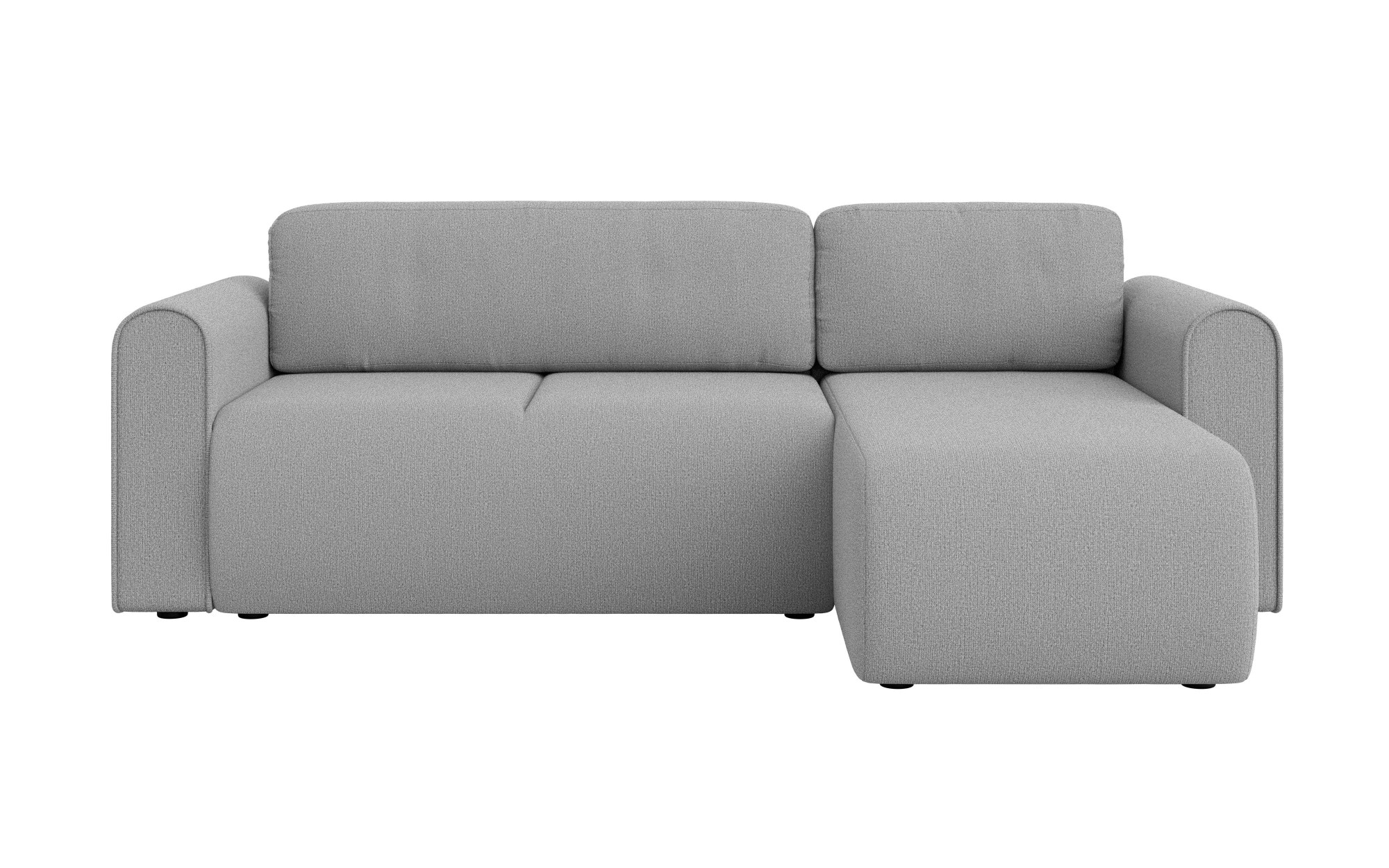 INOSIGN Ecksofa »Zacharia wahlweise Schlafsofa mit Bettkasten, B/T/H 250/166/86 cm«, L-Form mit Wellenunterfederung, Recamiere beidseitig montierbar