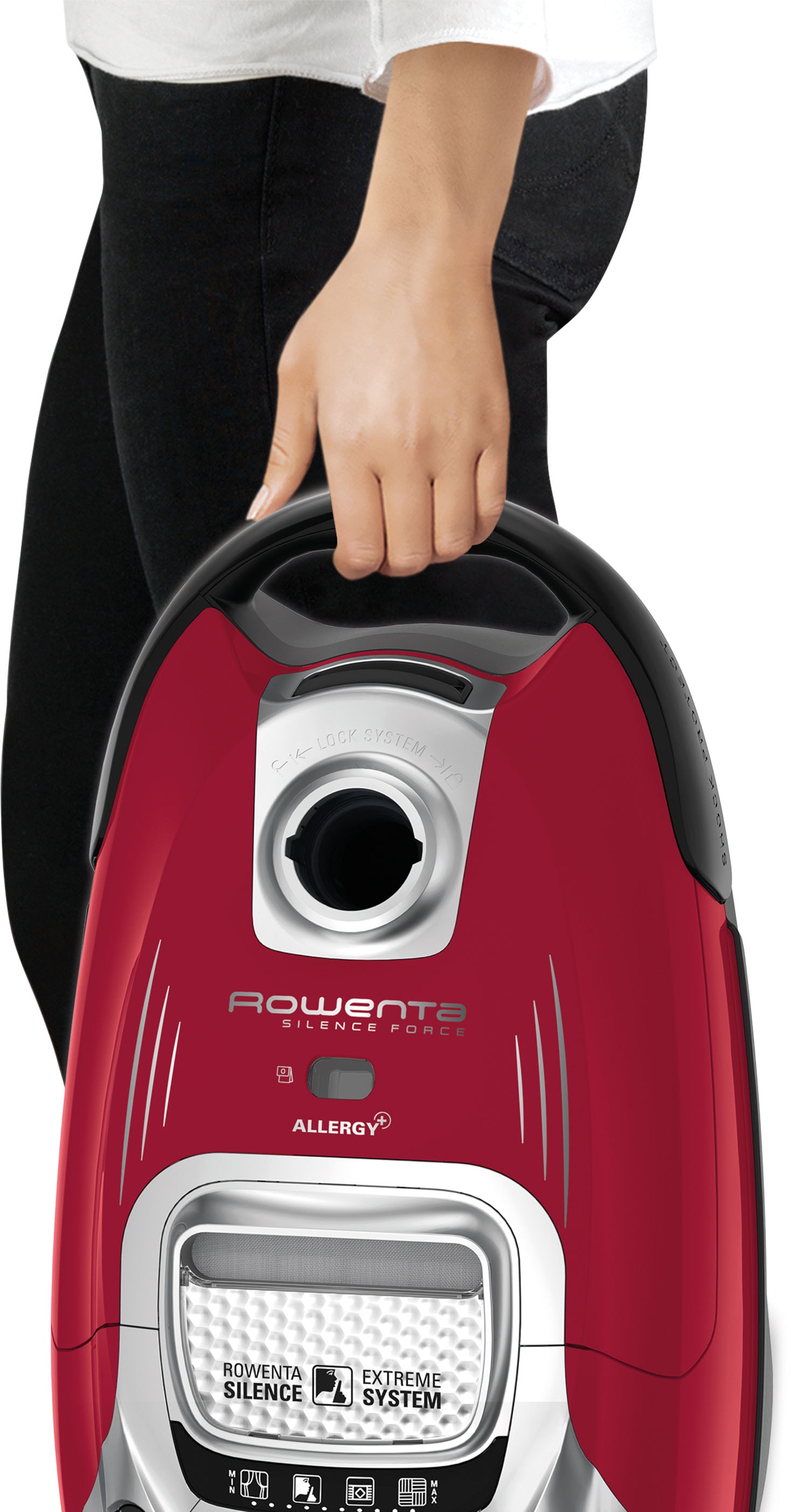 Rowenta Bodenstaubsauger »RO7473 Silence Force Allergy+«, 400 W, mit Beutel