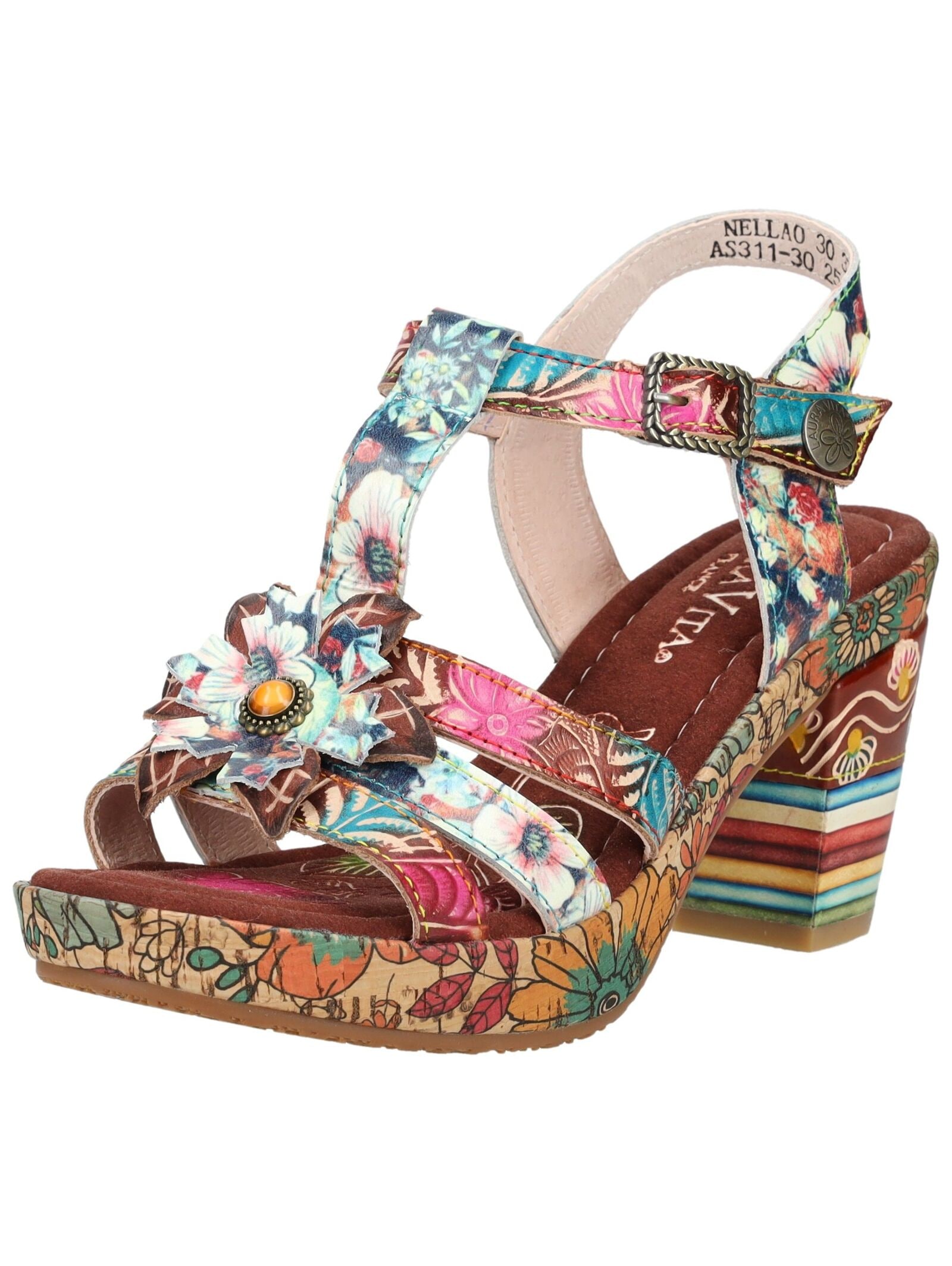 LAURA VITA High-Heel-Sandalette "LAURA VITA Sandalen Leder"