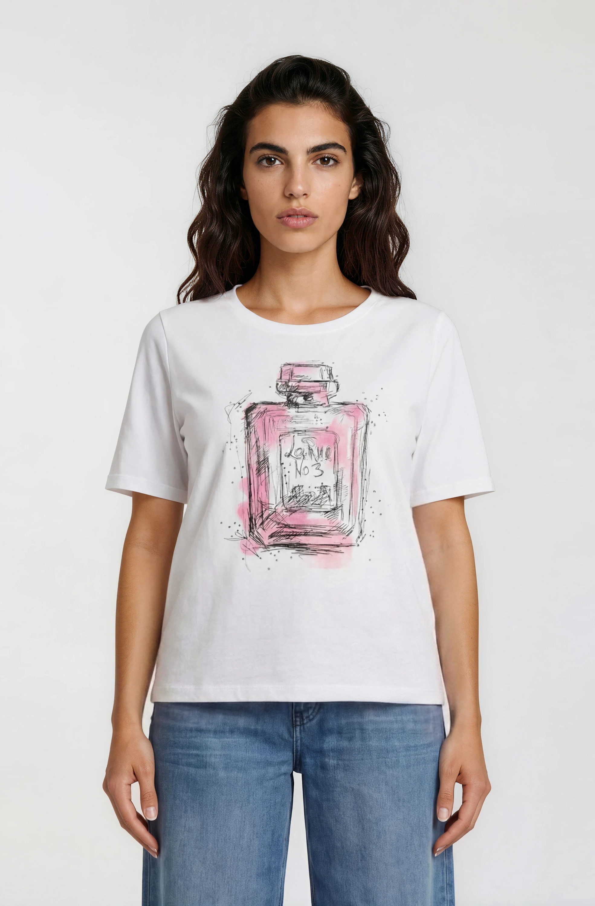 Milano Italy Rundhalsshirt aus Baumwolle