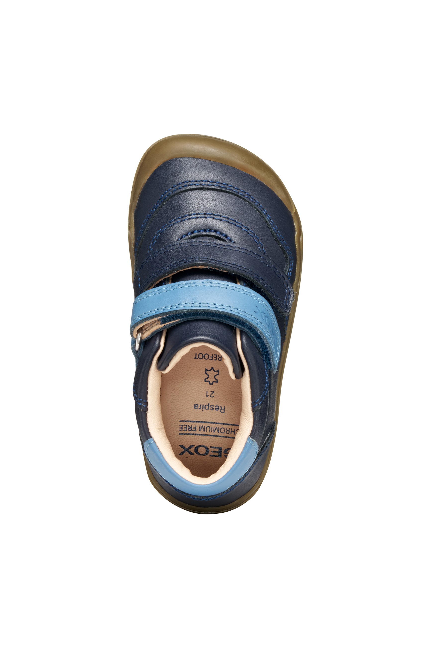 Geox Klettboot »B STEPPIEUP BOY«, Barfußschuh, Freizeitschuh mit Klettverschluss