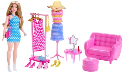 Barbie Anziehpuppe »und Modeset, Kleidung mit Kleiderschrankzubehör« kaufen