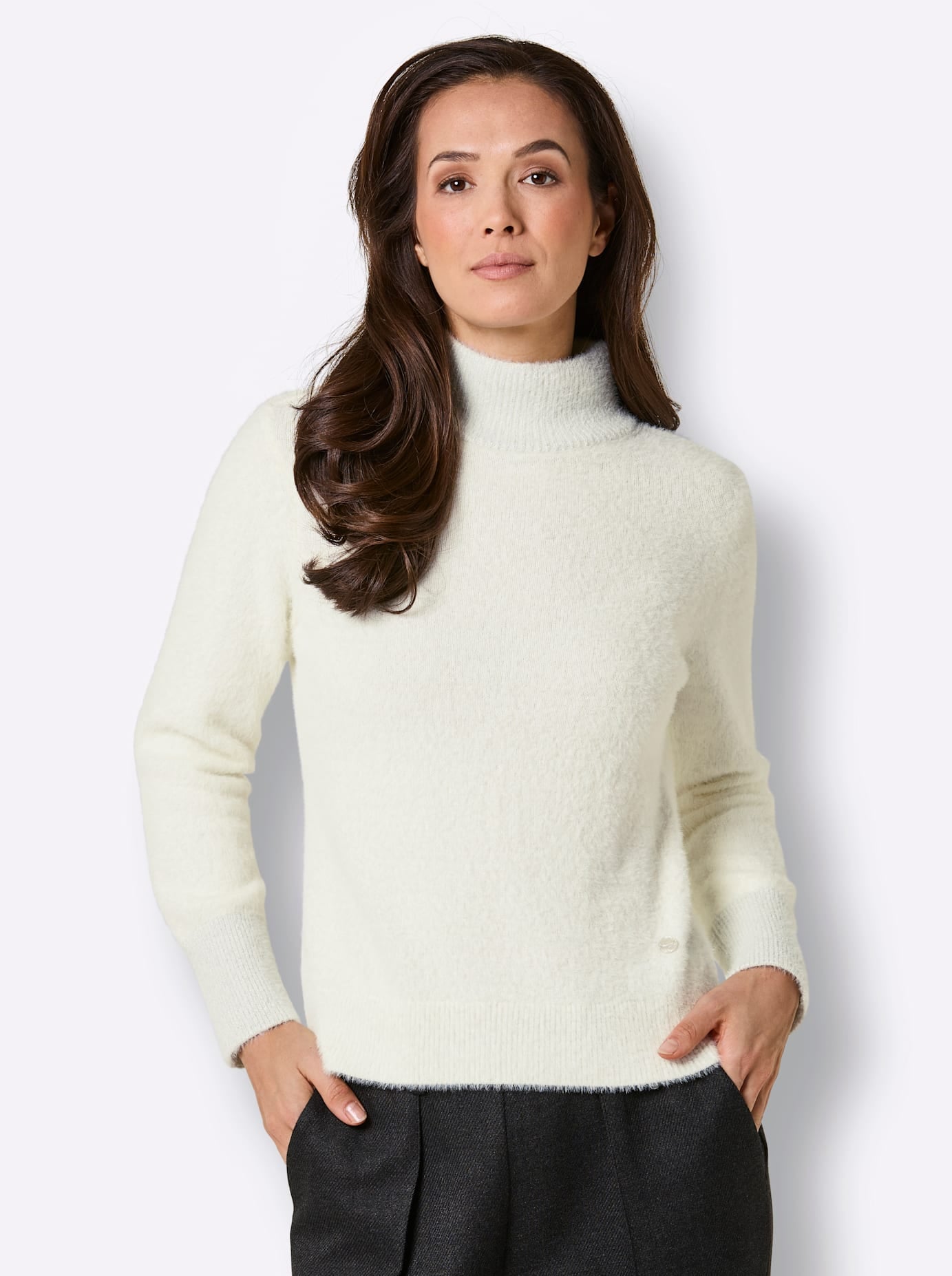 CREATION L PREMIUM Stehkragenpullover »Lyocell-Mix-Pullover«