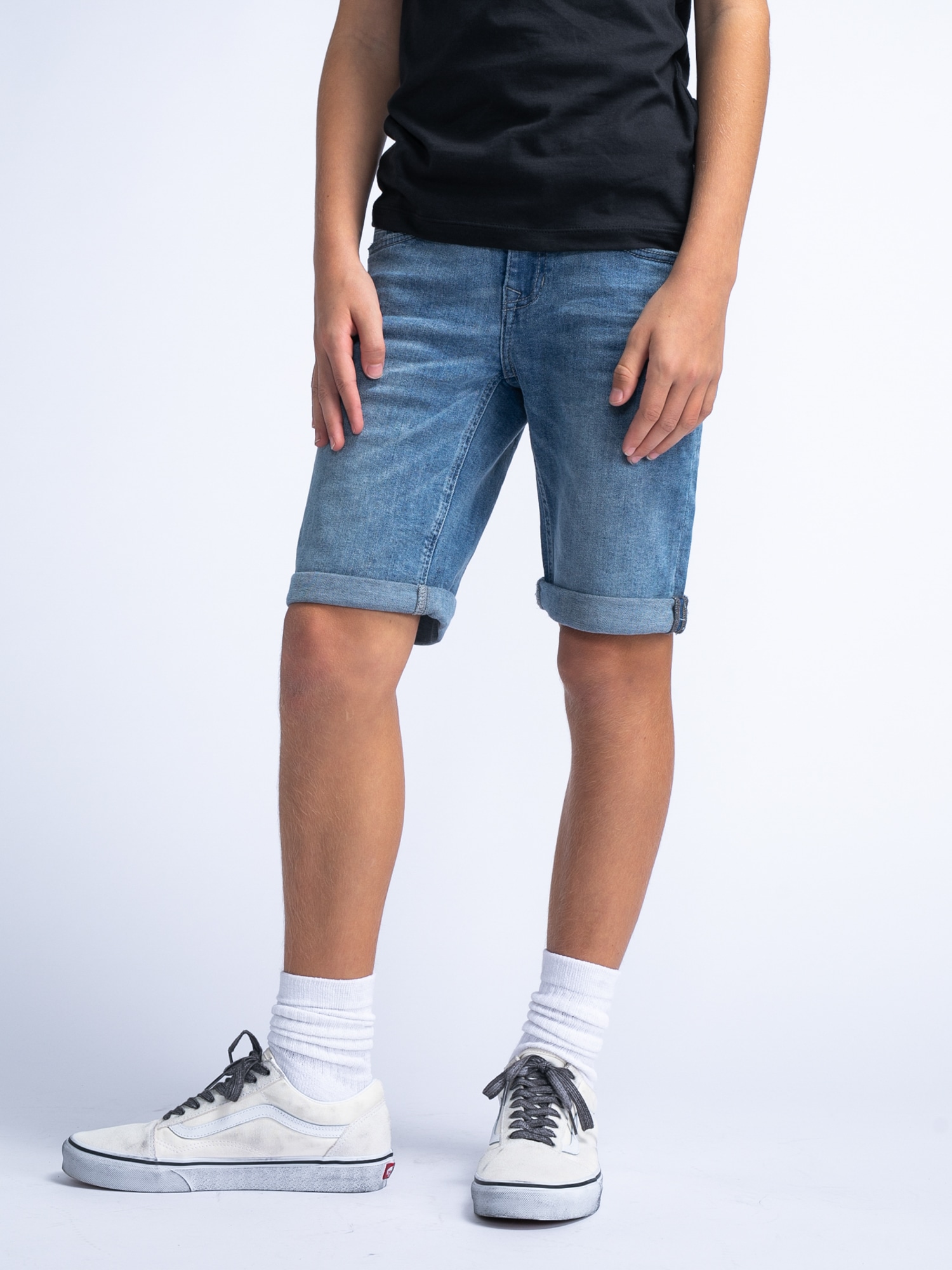 Jeansshorts, mit Stretch, for BOYS