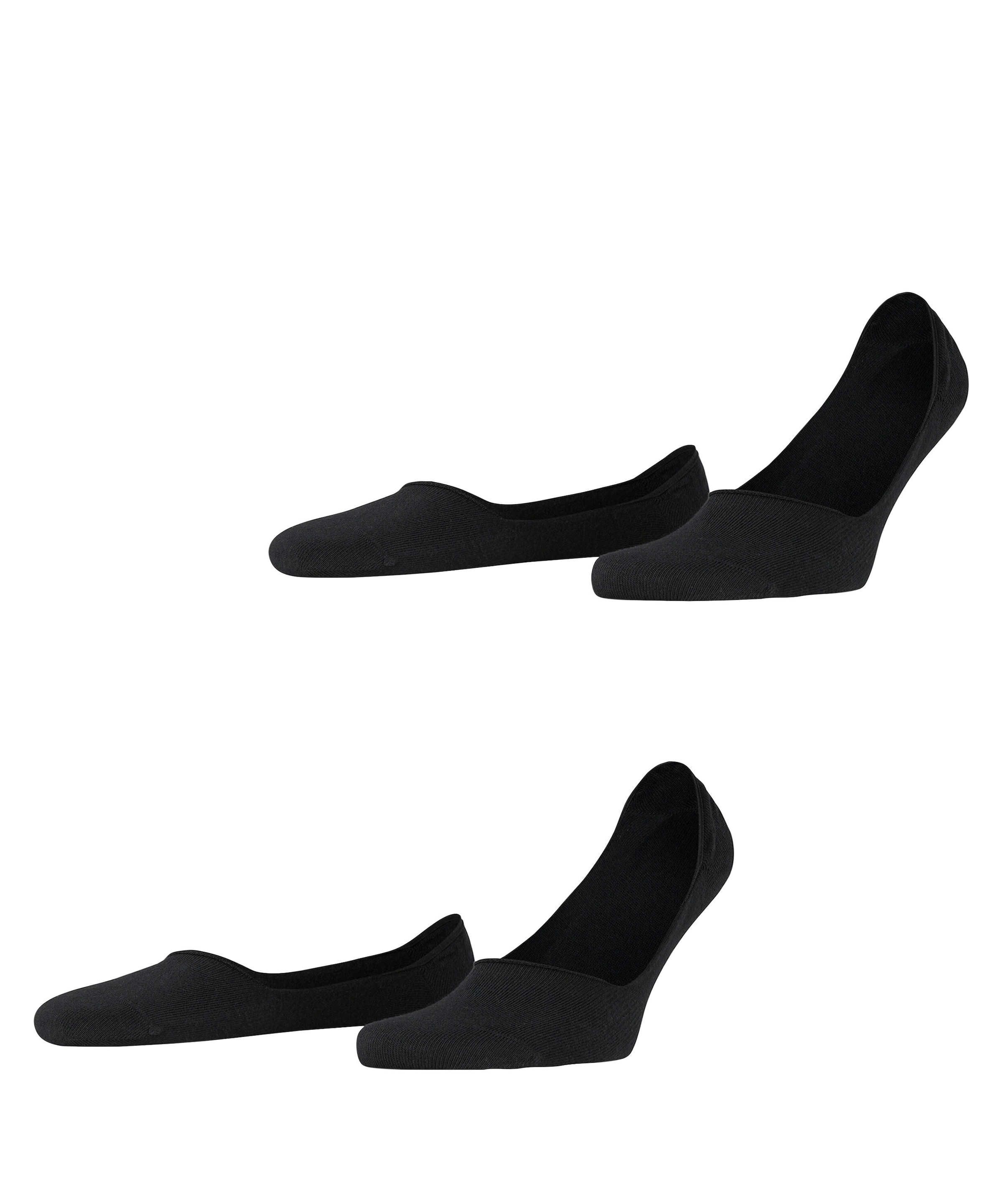 Esprit Füßlinge "Basic Uni" 2 Paar, No-Show-Socks, Cotton-Mix, sportliches Design