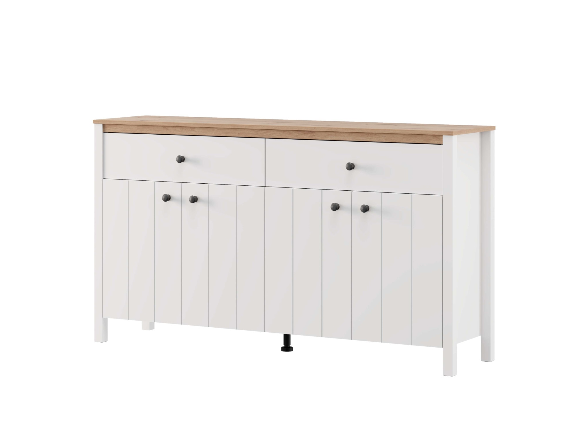 Home affaire Sideboard »BEDFORD Kommode, Kombikommode, Anrichte, Schrank« MDF-Profil 2D ummantelt, Hotstamping