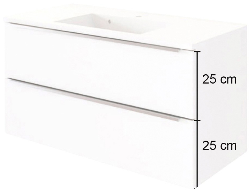 welltime Waschtisch »Matera«, Breite 100 cm