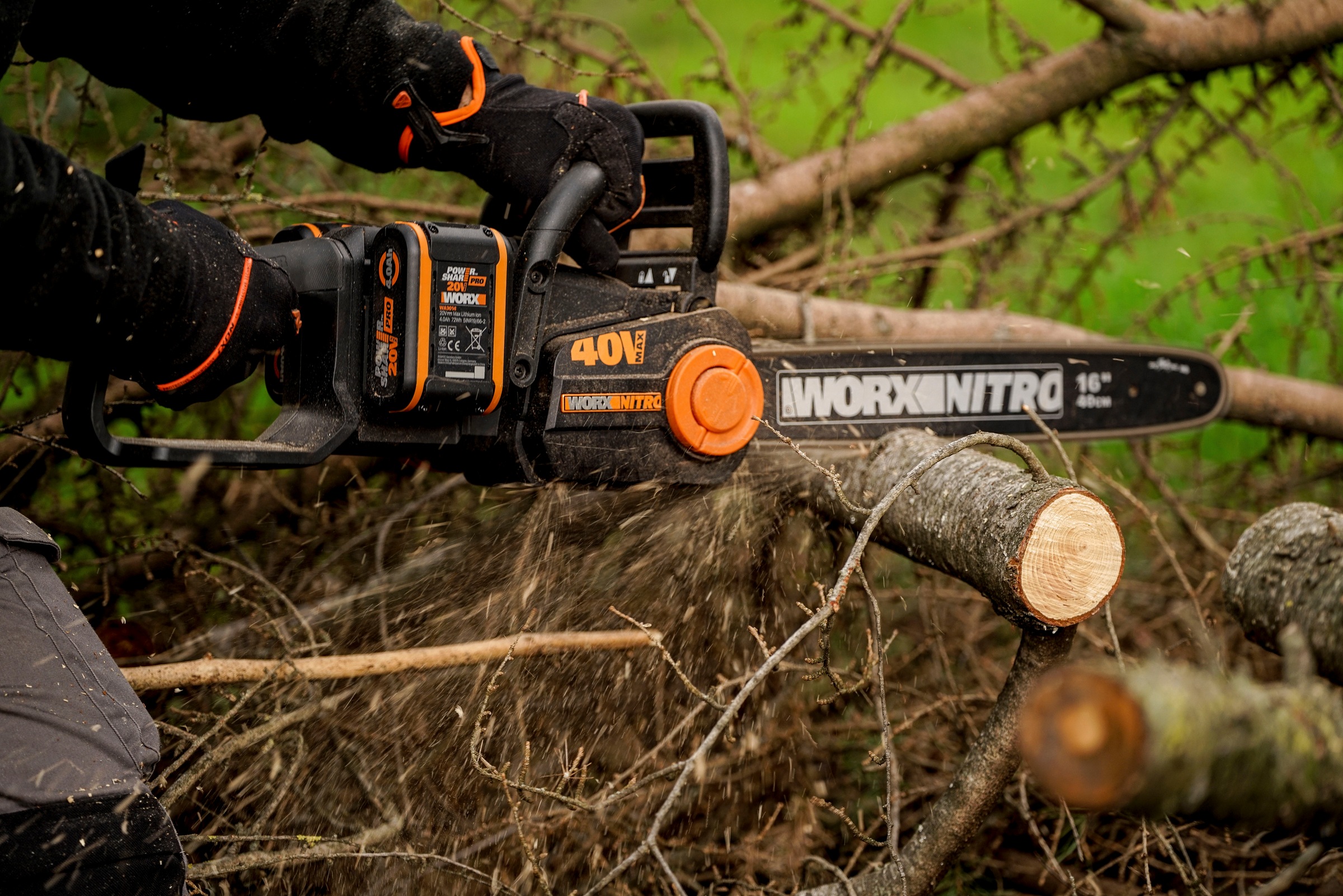 Worx Akku-Kettensäge »WG385E.9 NITRO«, ohne Akku und Ladegerät
