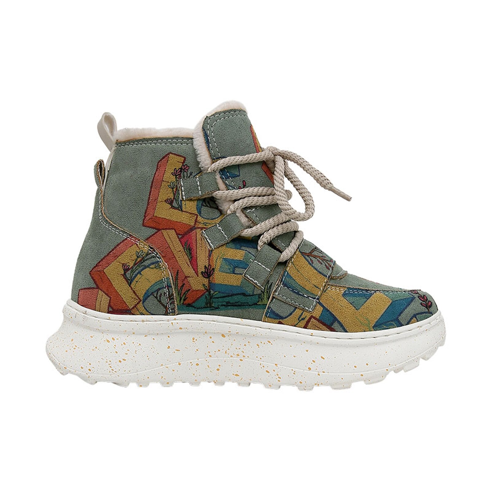 DOGO Schnürstiefelette »Snowie High-Top Bootlove Damen Stiefeletten«, Vegan