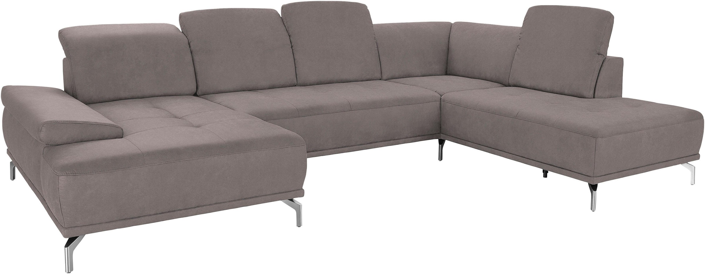 Home affaire Wohnlandschaft "Caluna" Inkl.Sitztiefenverstellung, wahlweise günstig online kaufen