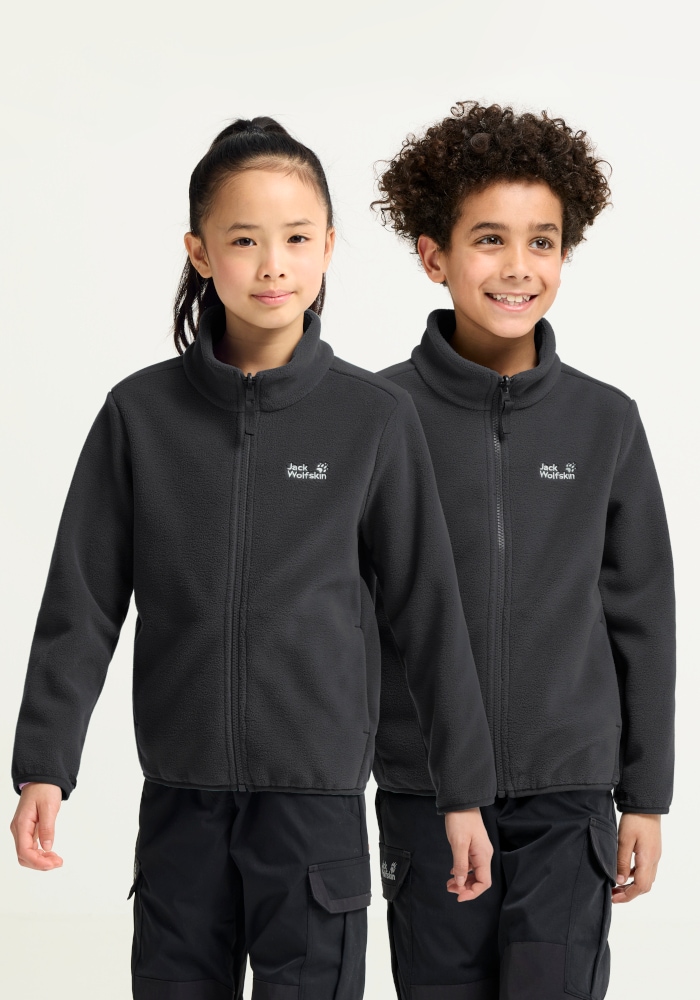 Jack Wolfskin Fleecejacke "TAUNUS 200 FZ K" Kinder-Fleecejacke, warm, 3-in-1 kompatibel