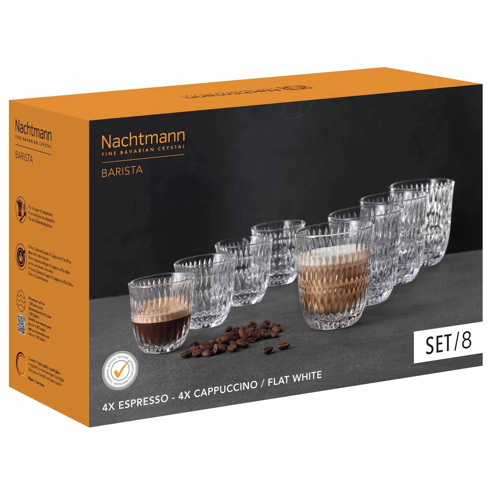 Nachtmann Gläser-Set »Gläserset Ethno Barista 8er Set transparent«
