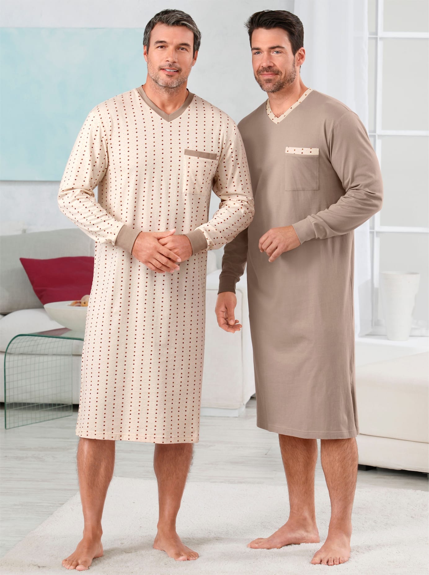 Kings Club Nachthemd "Nachthemden" Brusttasche günstig online kaufen