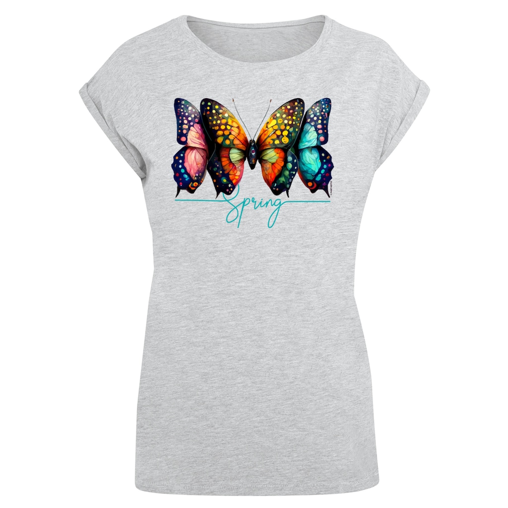 F4NT4STIC T-Shirt »Schmetterling Illusion«