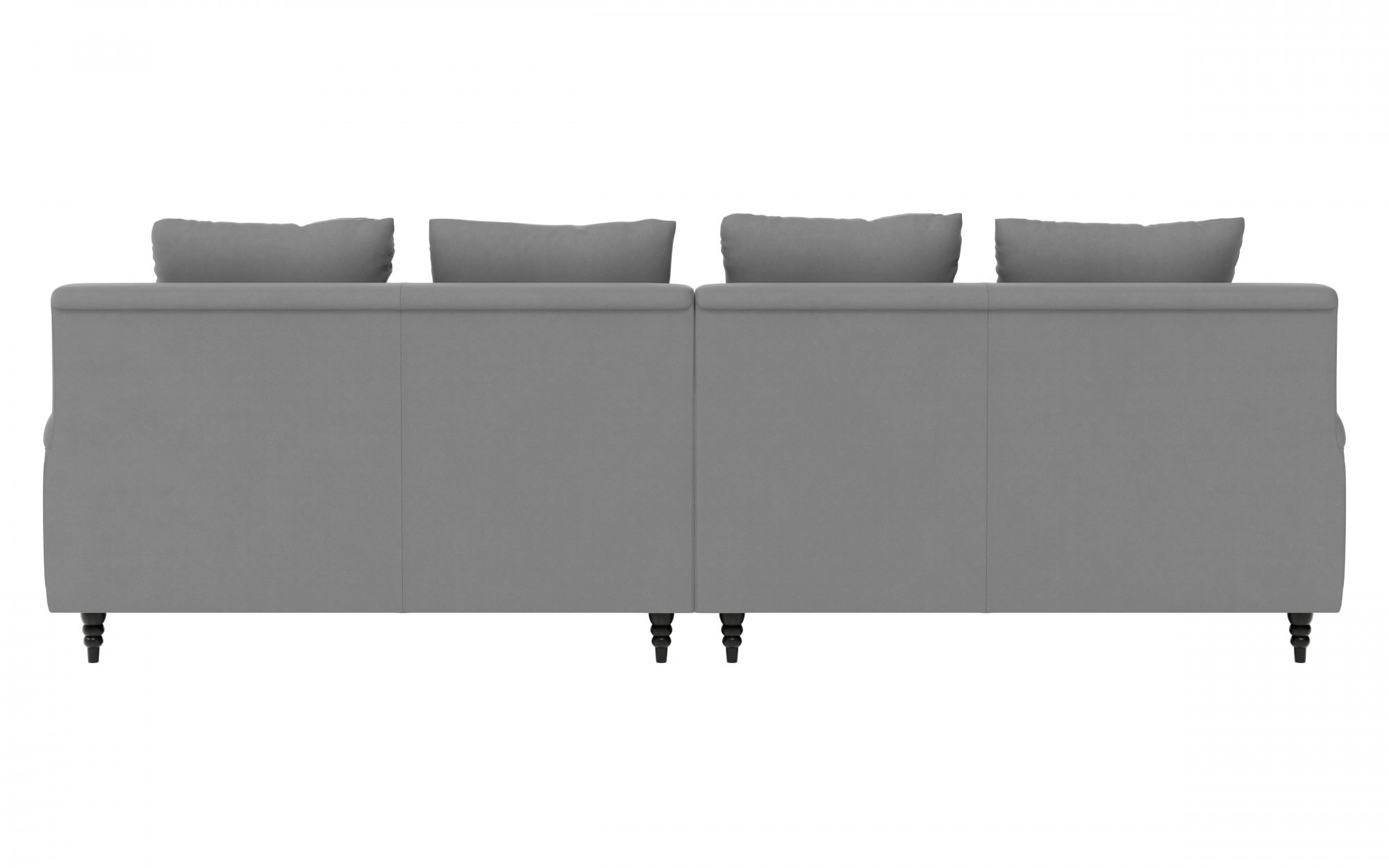 Guido Maria Kretschmer Home&Living Big-Sofa »NORIN«, zwei Fußarten: vorne - Rollen, hinten - Holzfüße