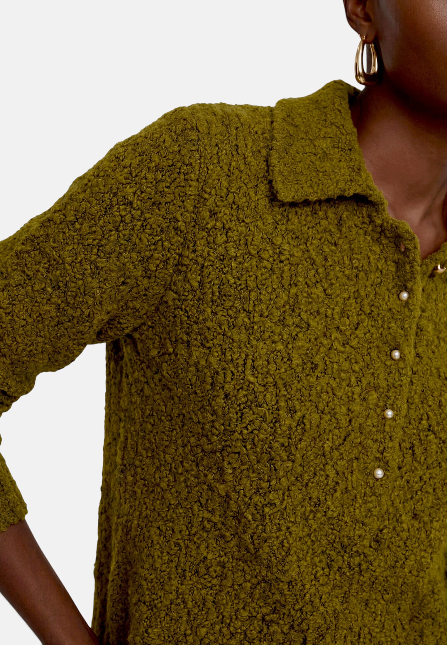 Zero Kurzarmshirt »Damen mit Kragen« 1 Struktur