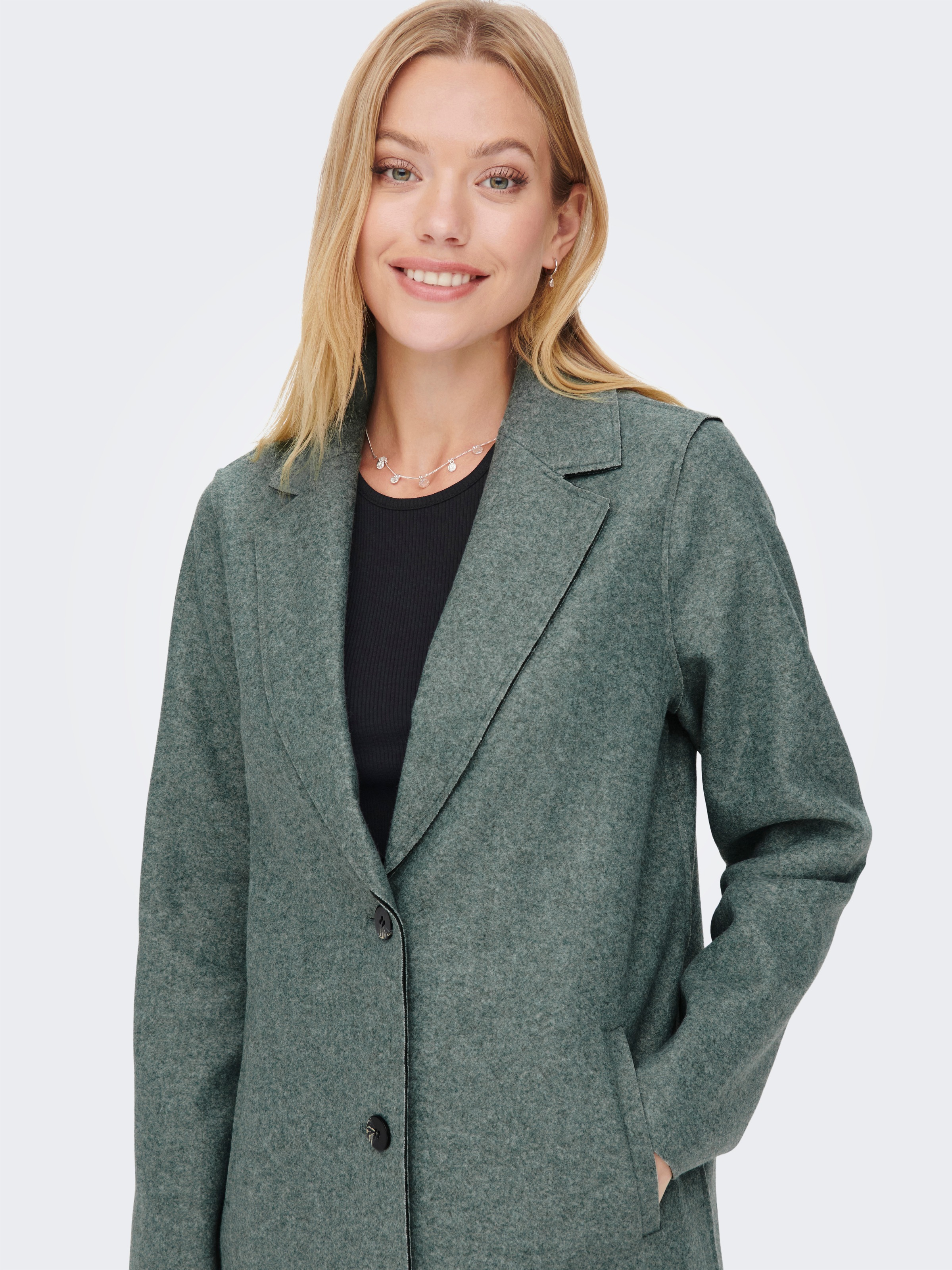 ONLY Langmantel "ONLCARRIE BONDED COAT OTW NOOS" Polyester, lässig weit günstig online kaufen