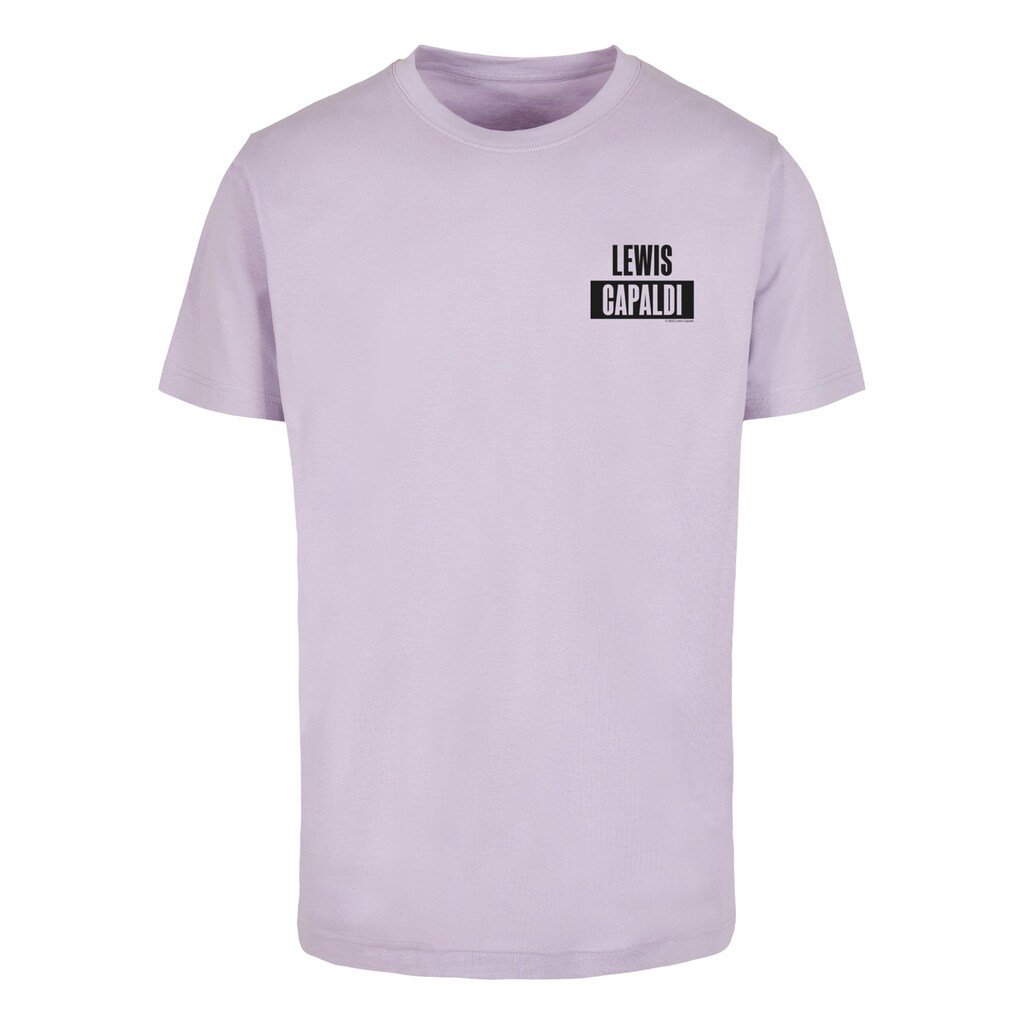 Merchcode T-Shirt »Merchcode Herren Lewis Capaldi - PP Logo T-Shirt«, (1 tlg.)