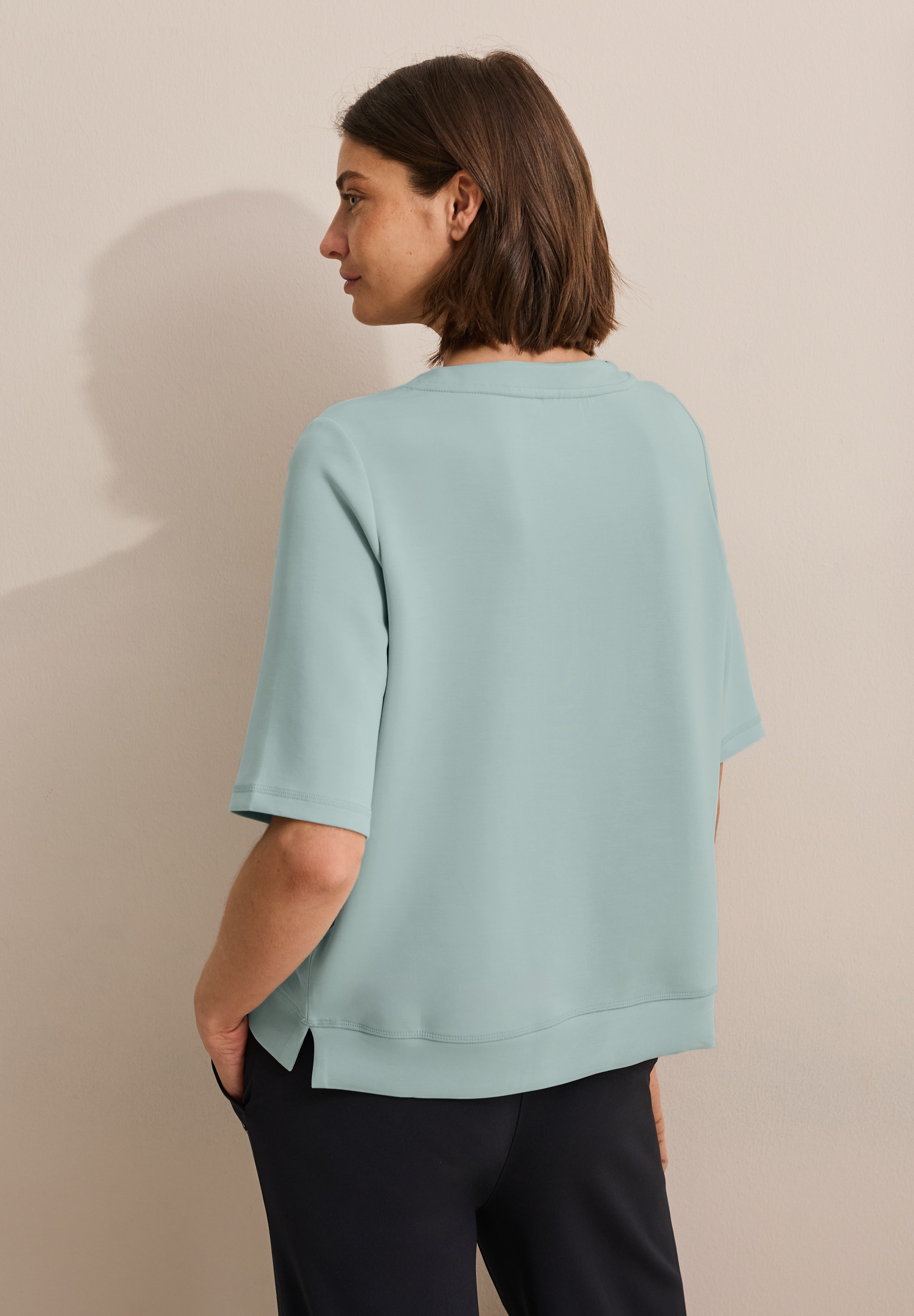 Cecil Sweatshirt, mit U-Boot-Ausschnitt