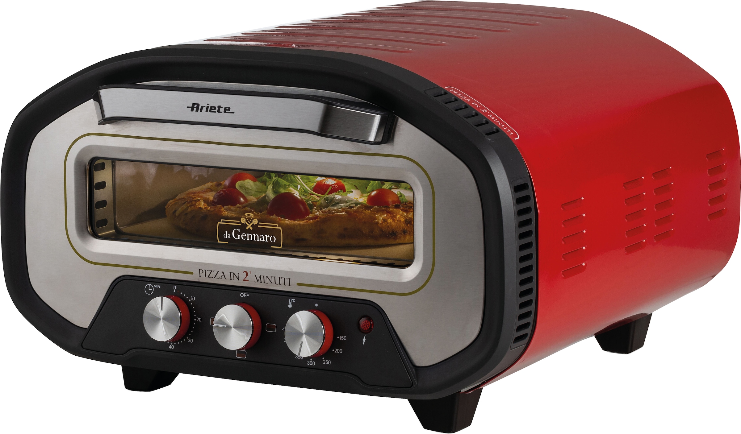Ariete Pizzaofen »3901« bis 430°C, herausnehmbarer Pizzastein, inkl. Zubehör