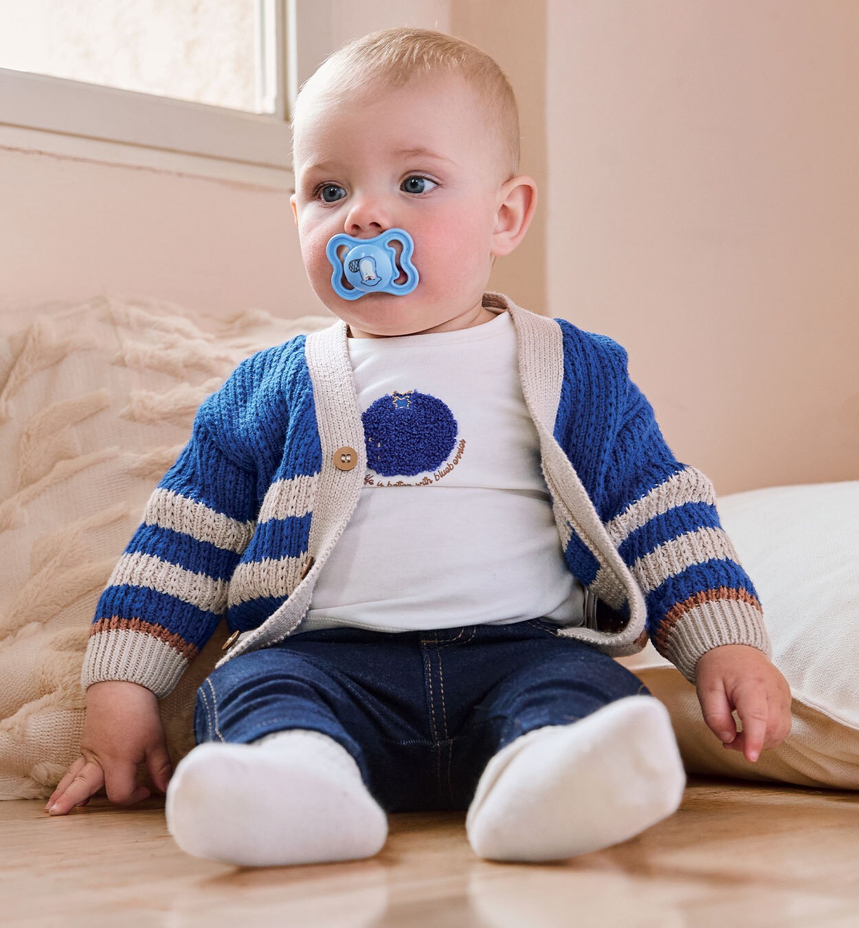 Minibanda Cardigan »BABY BOY KNITWEAR«