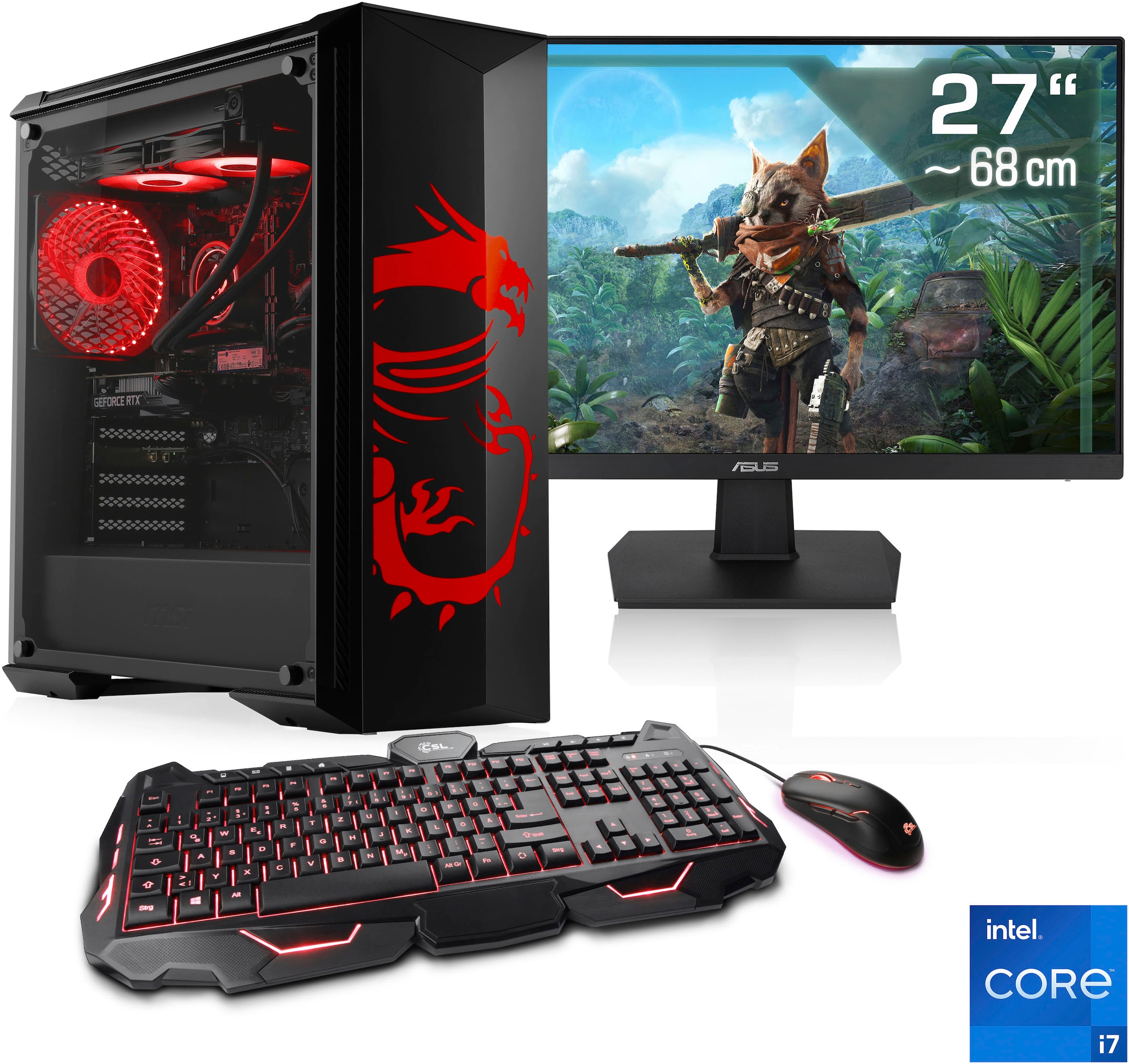 Gaming-PC-Komplettsystem »HydroX V29569 MSI Dragon Advanced Edition«