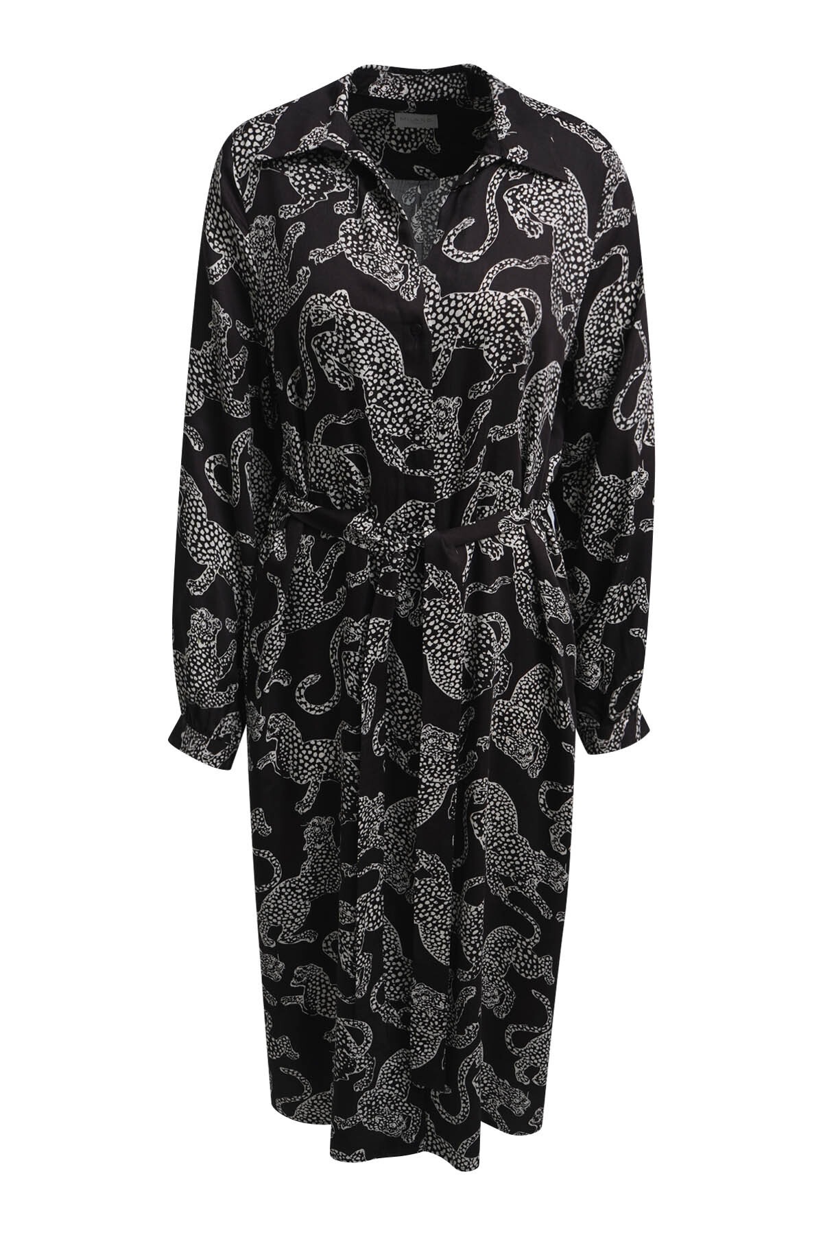 Milano Italy Sommerkleid Ohne Taschen mit Bindegürtel