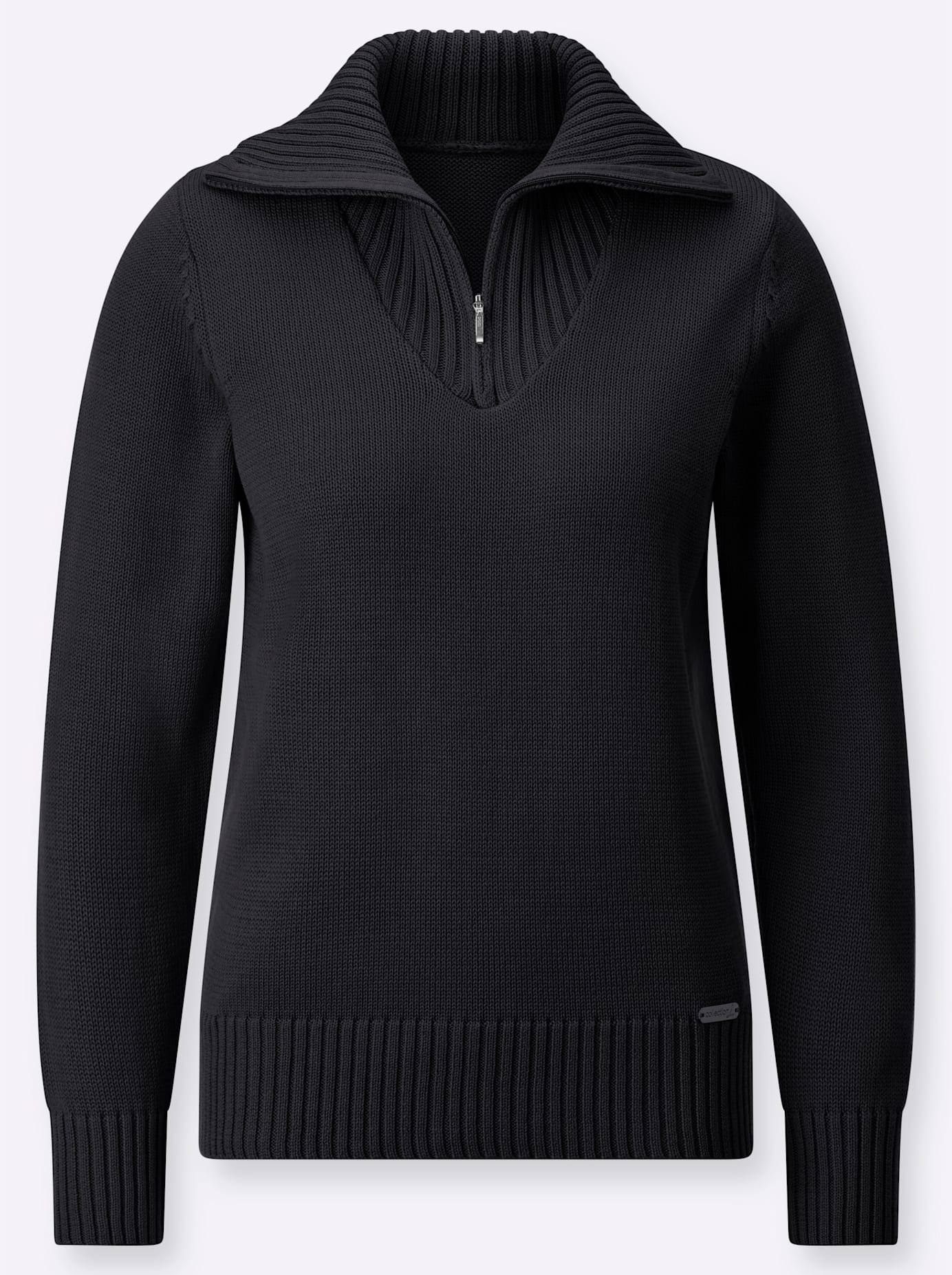 Troyer Casual Looks Pullover Black Size 38 3