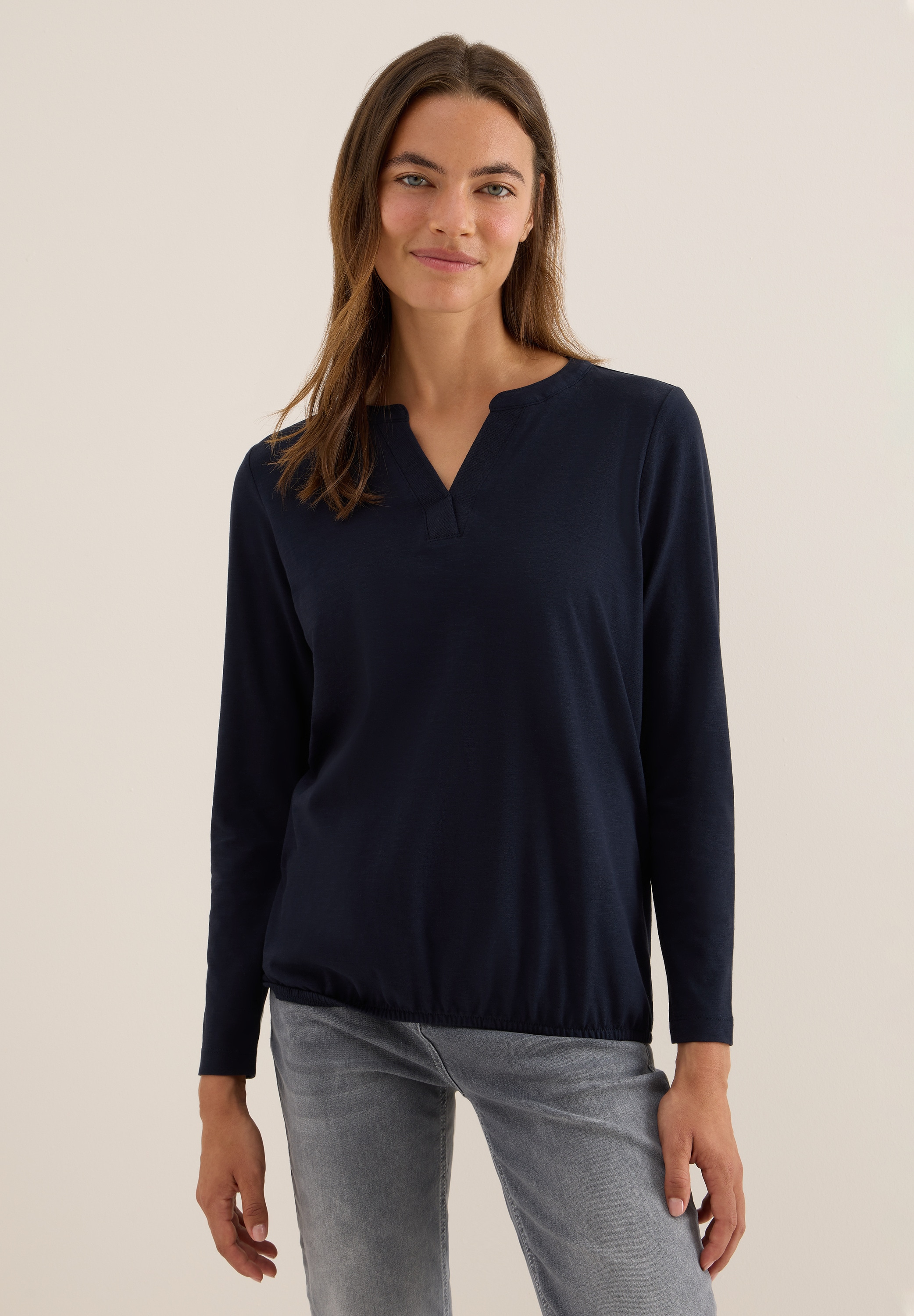 Cecil Langarmshirt, aus reiner Baumwolle günstig online kaufen