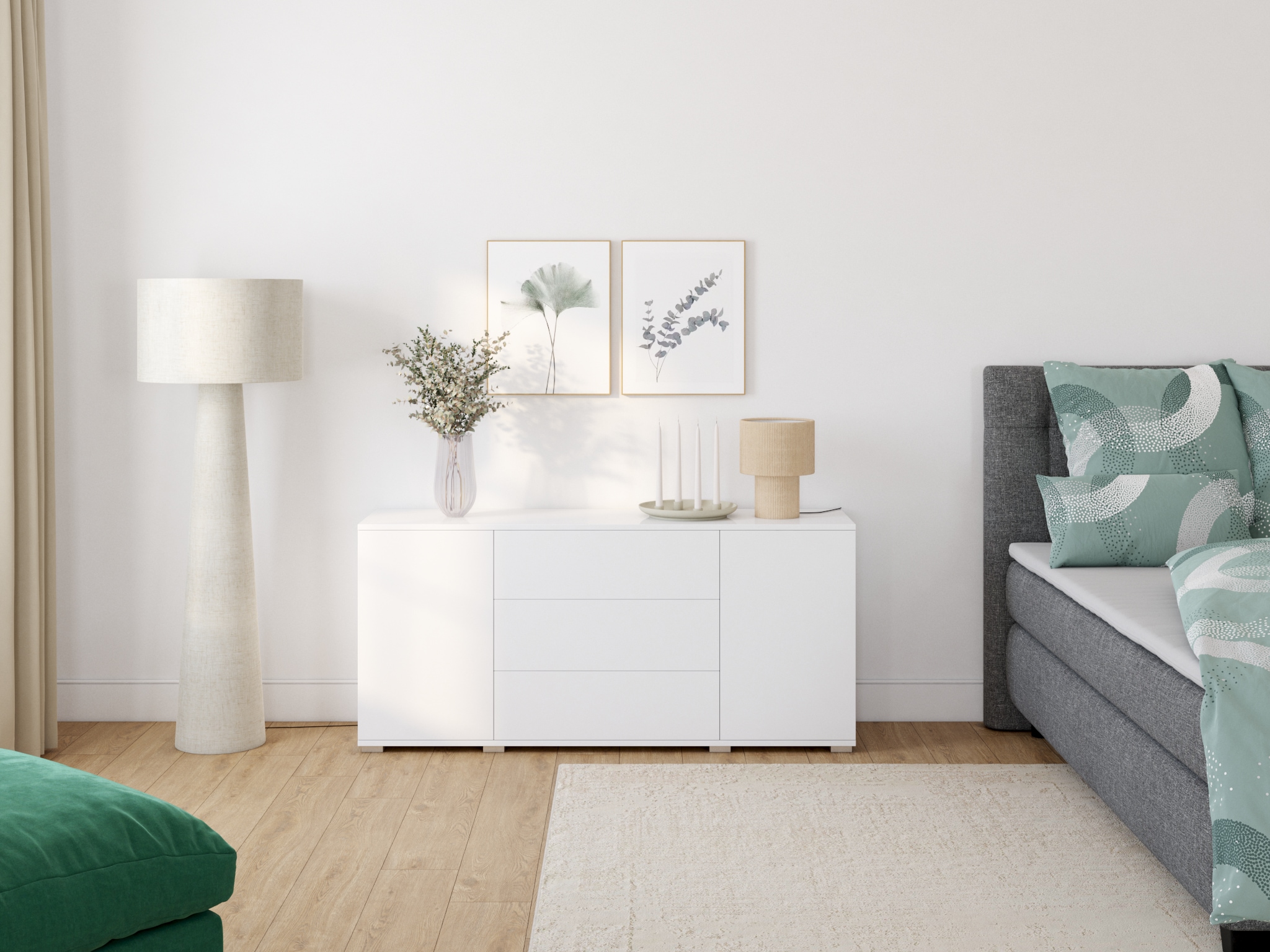 my home Bettwäsche »Balisa« 2 Stk. tlg. ab Größe 135x200 cm, aus 100% Baumwolle, Bettwäsche mit Kreisen