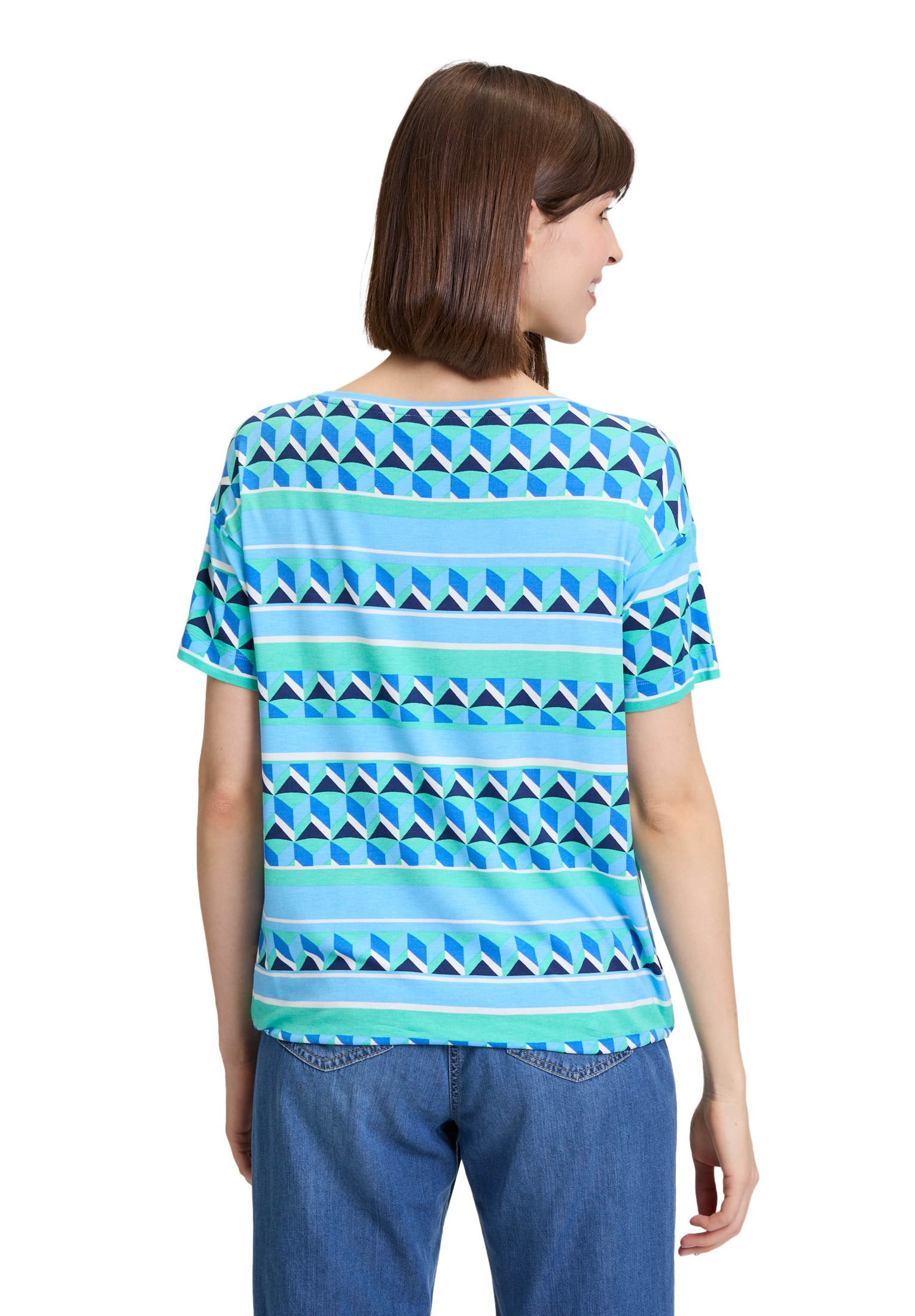 Betty Barclay Kurzarmshirt »Betty Barclay Casual-Shirt mit Gummizug«, (1 tlg.), Druck