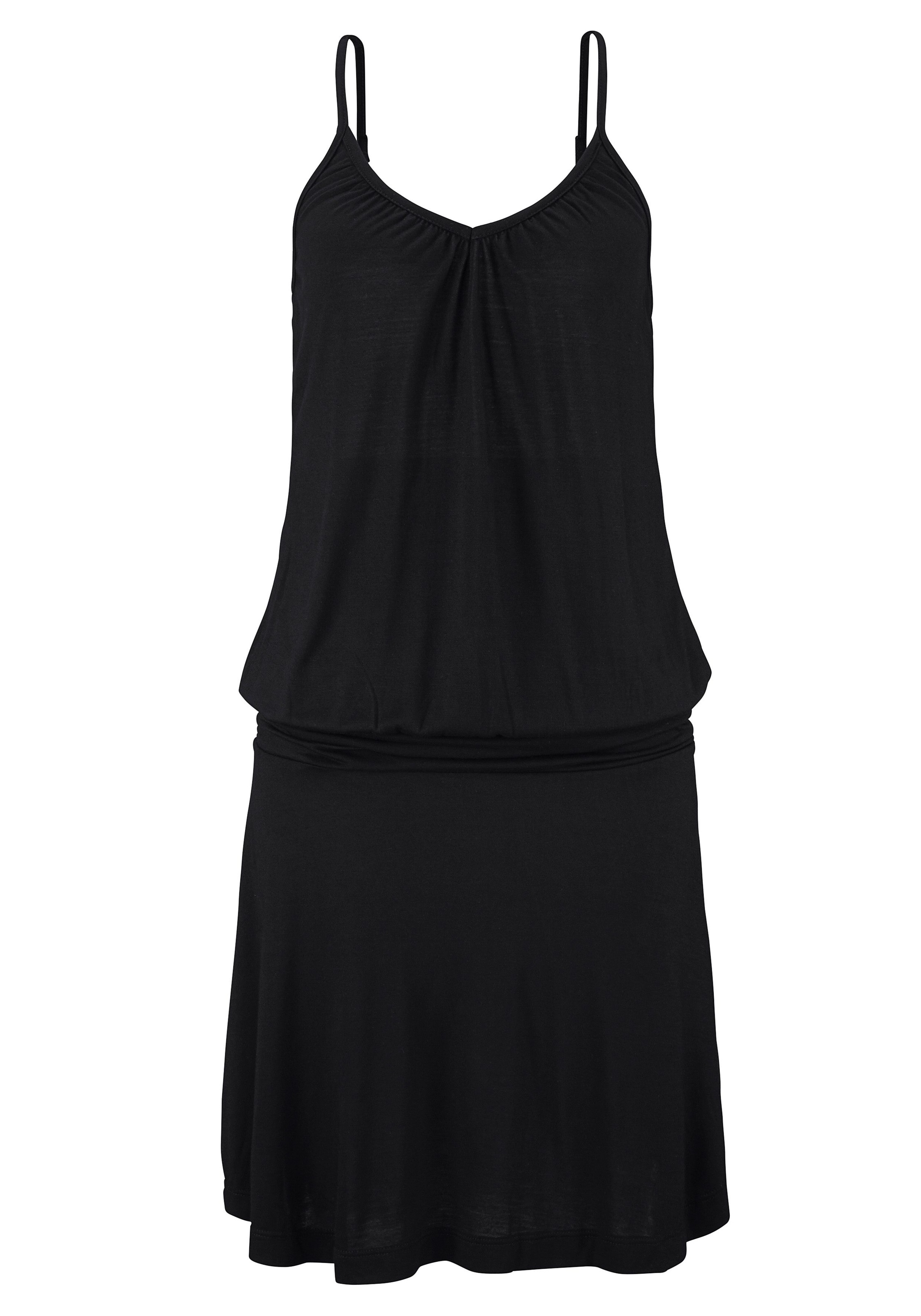 Beachtime Strandkleid, aus Viskosejersey mit verstellbaren Trägern, kurzes günstig online kaufen