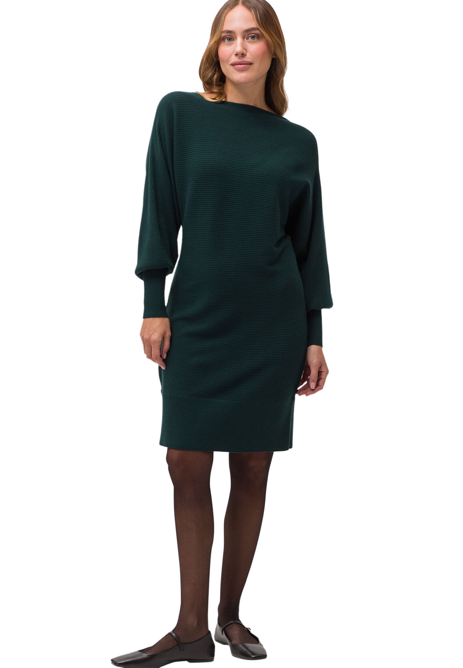 Zero Strickkleid »zero Strickkleid mit U-Boot Ausschnitt«, Plain/ohne Details